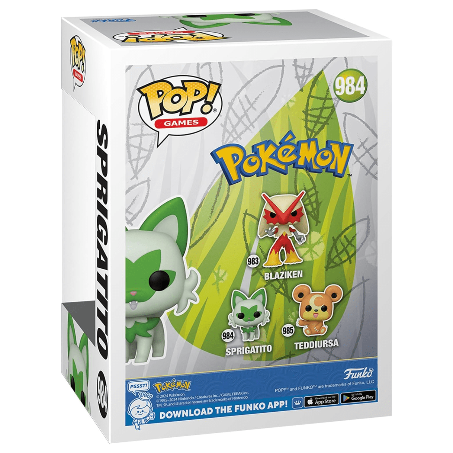 Funko Pop! Sprigatito 984 - Pokémon - Geek Plus