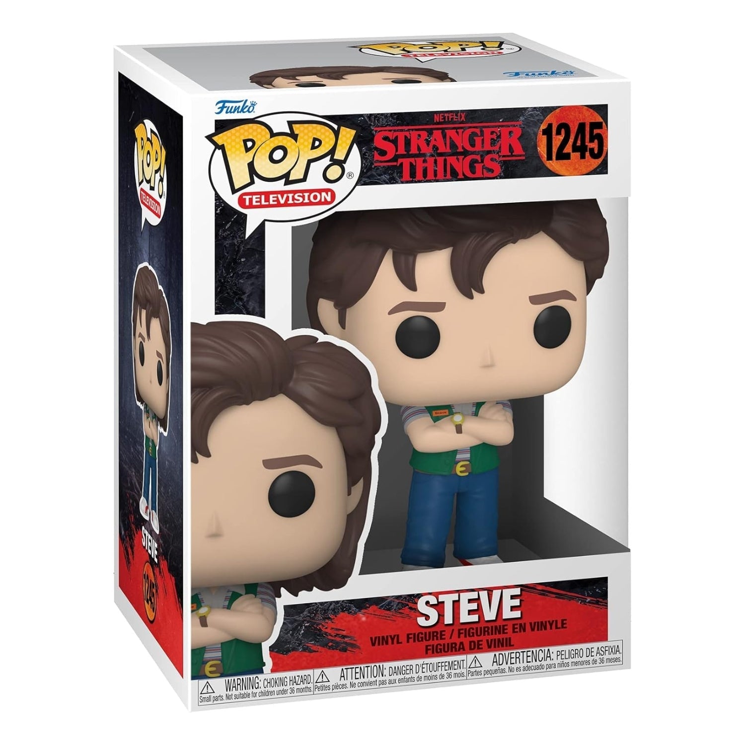 Funko Pop! Steve 1245 - Stranger Things - Geek Plus