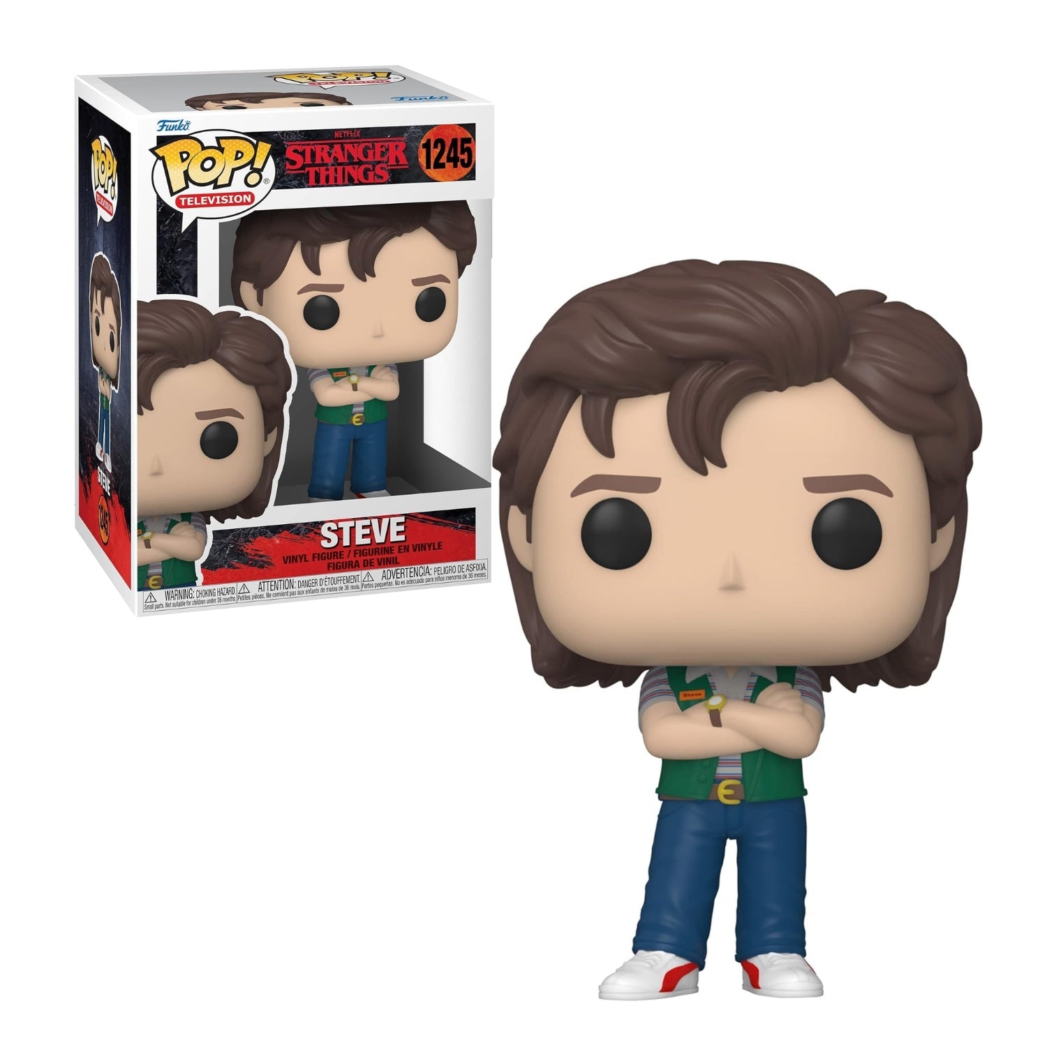 Funko Pop! Steve 1245 - Stranger Things - Geek Plus