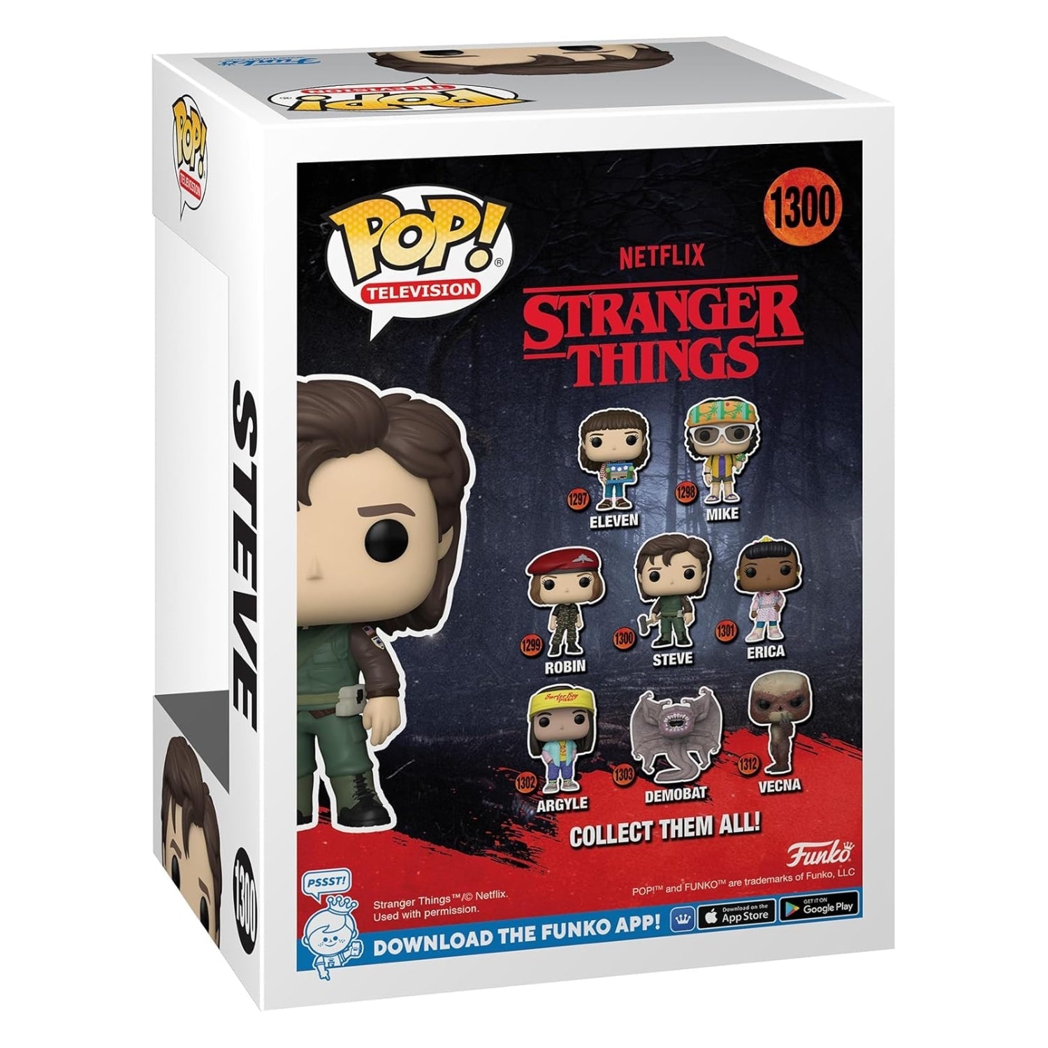 Funko Pop! Steve 1300 - Stranger Things - Geek Plus