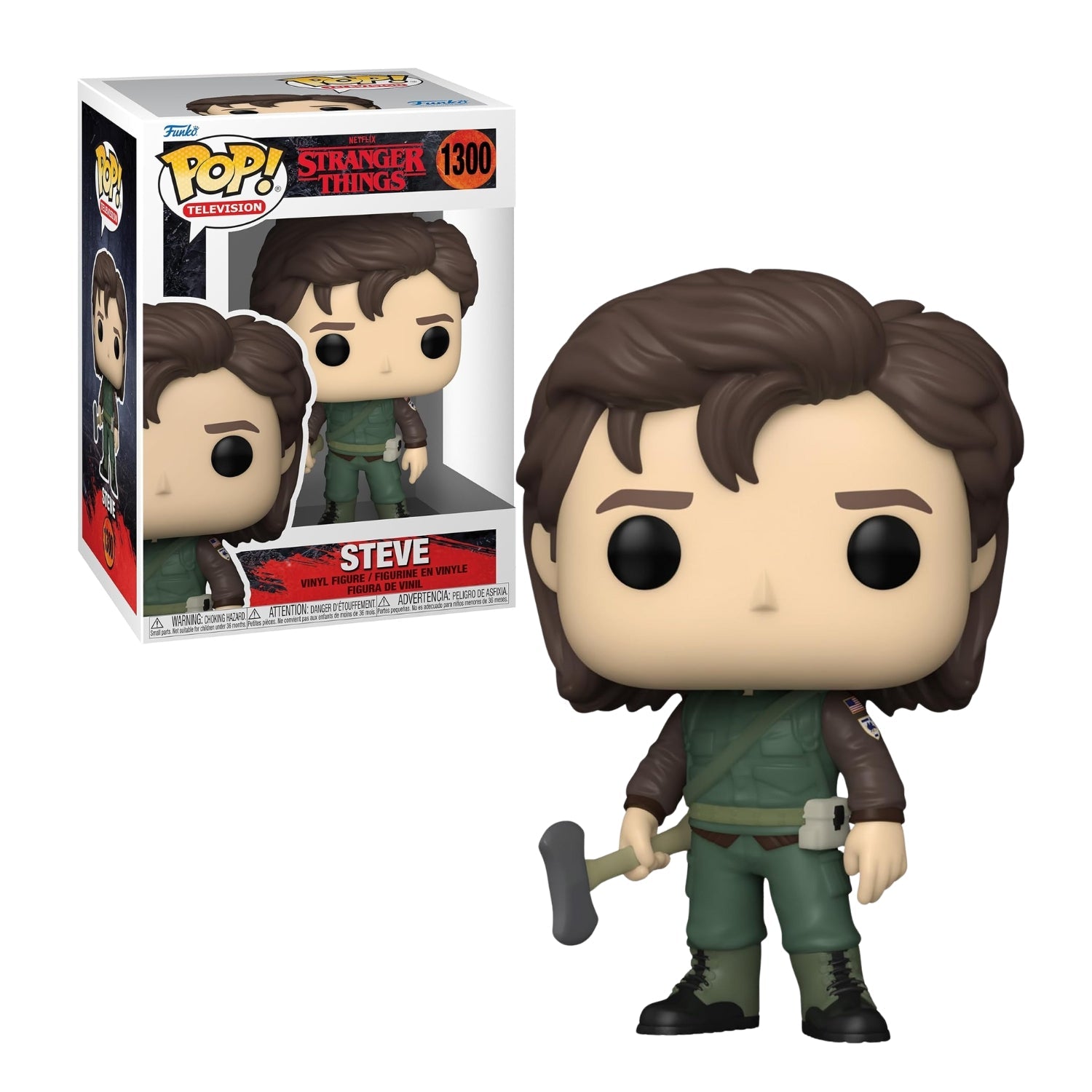 Funko Pop! Steve 1300 - Stranger Things - Geek Plus