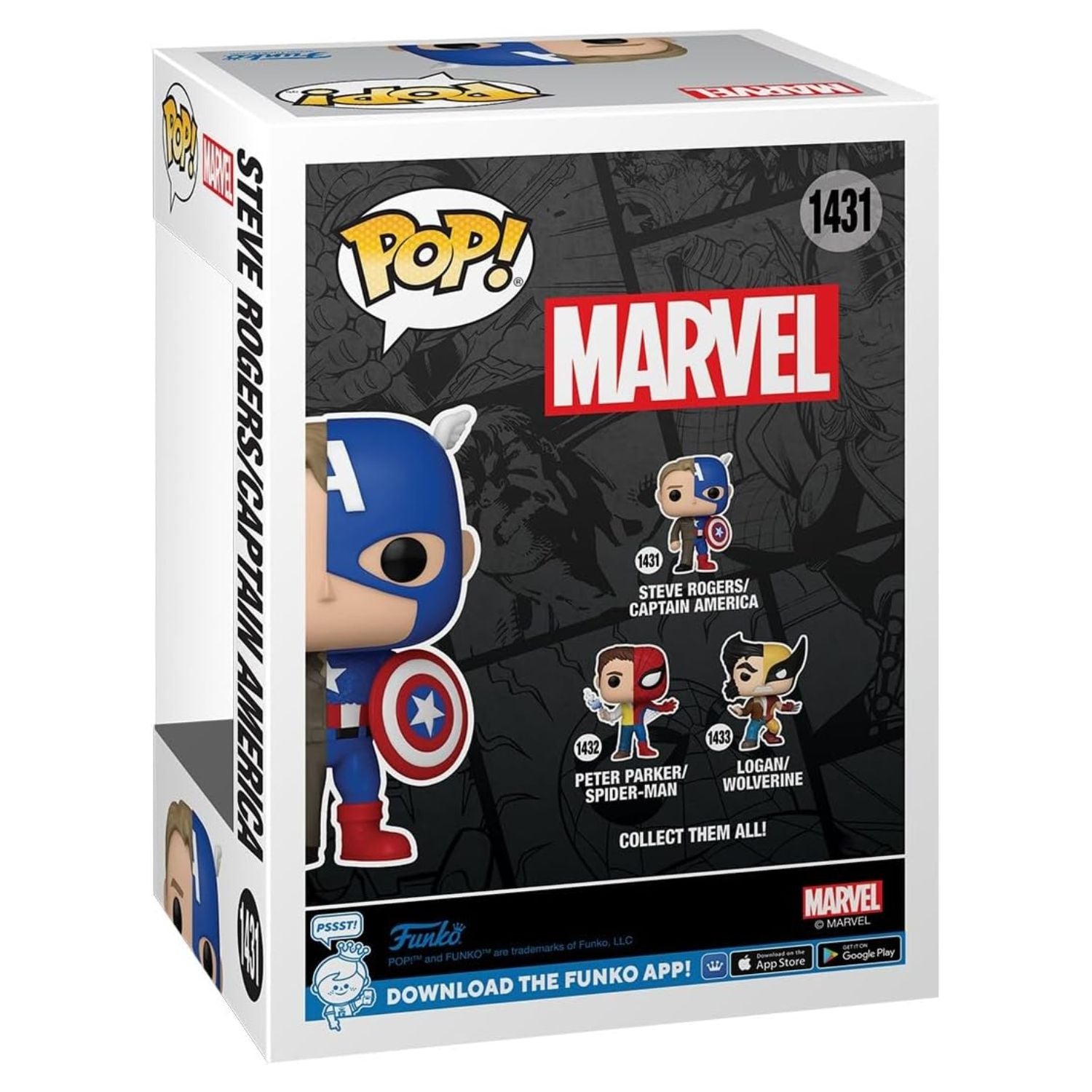 Funko Pop! Steve Rogers/Captain America - Marvel - Geek Plus