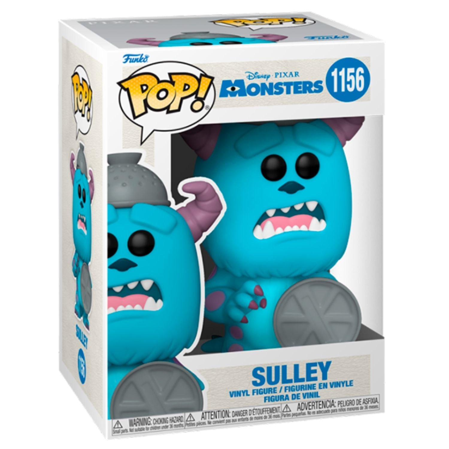 Funko Pop! Sulley with Lid (Escudo) 1156 - Monstros S.A. - Geek Plus
