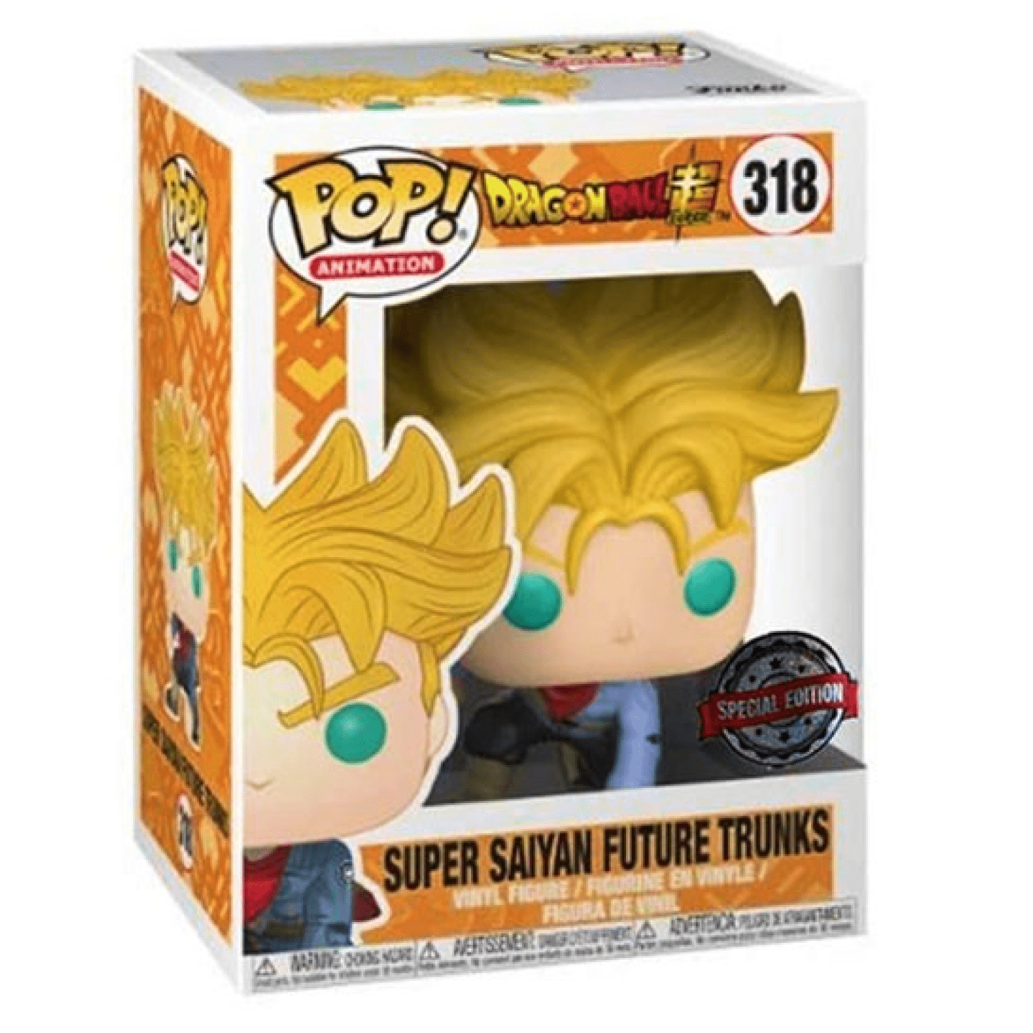 Funko Pop! Super Saiyan Future Trunks 318 Special Edition - Dragon Ball Z - Geek Plus