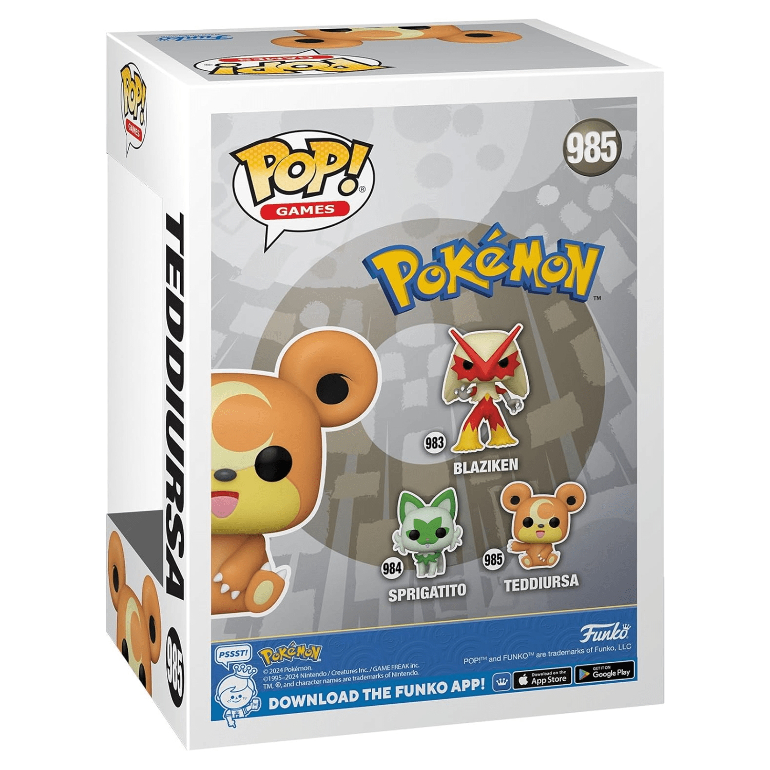 Funko Pop! Teddiursa 985 - Pokémon - Geek Plus