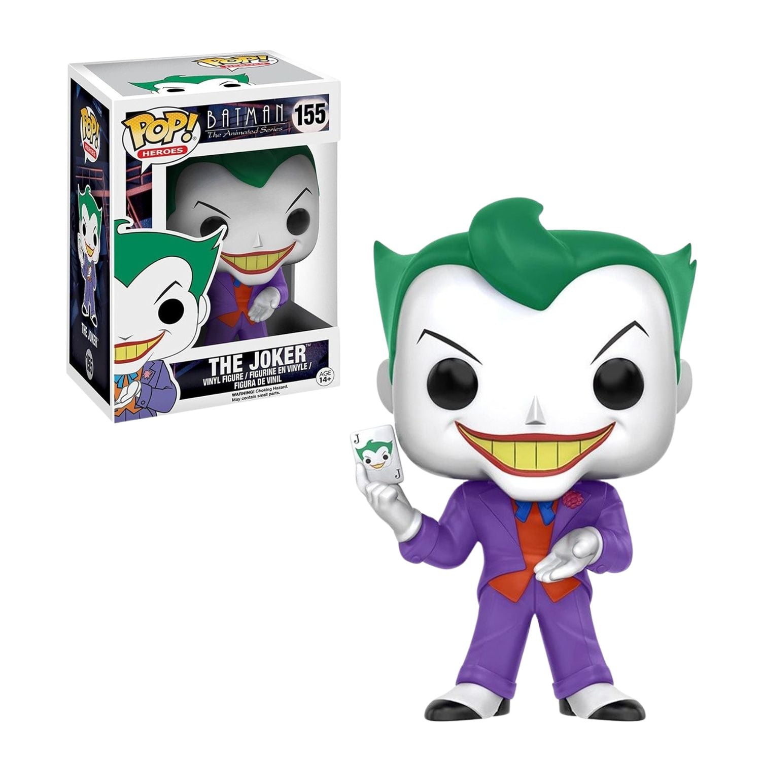 Funko Pop! The Joker (Coringa) 155 - DC Batman The Animated Series - Geek Plus