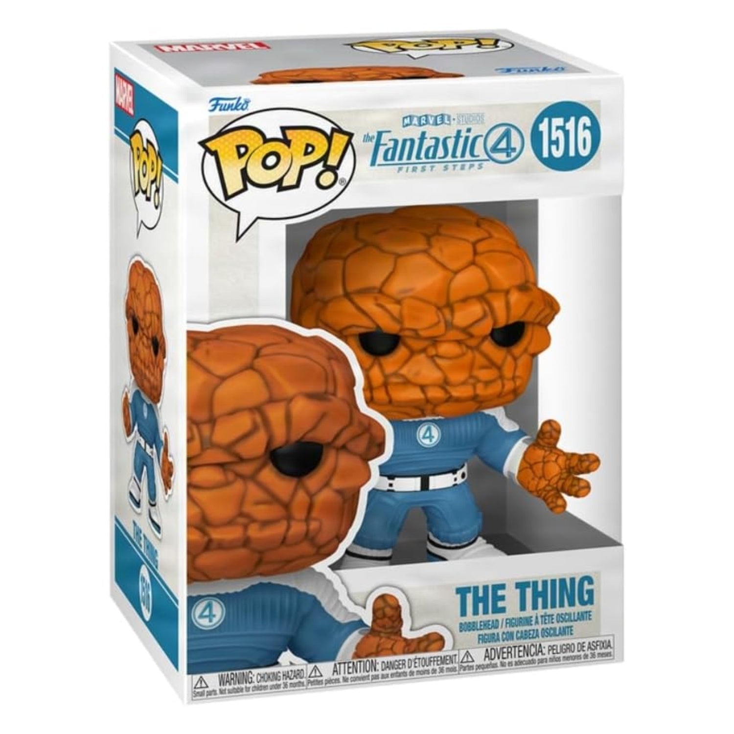 Funko Pop! The Thing (O Coisa) 1516 - Marvel Quarteto Fantastico - Geek Plus