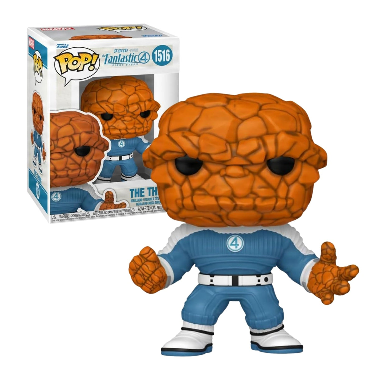 Funko Pop! The Thing (O Coisa) 1516 - Marvel Quarteto Fantastico - Geek Plus