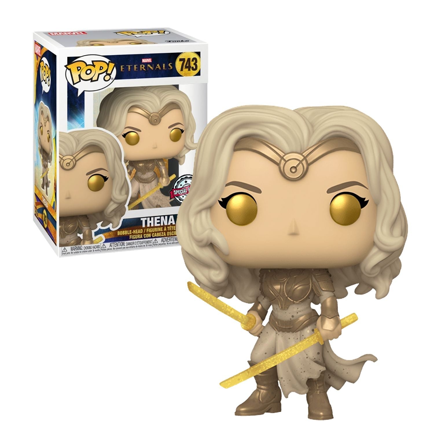 Funko Pop! Thena 743 Special Edition - Marvel Eternals - Geek Plus