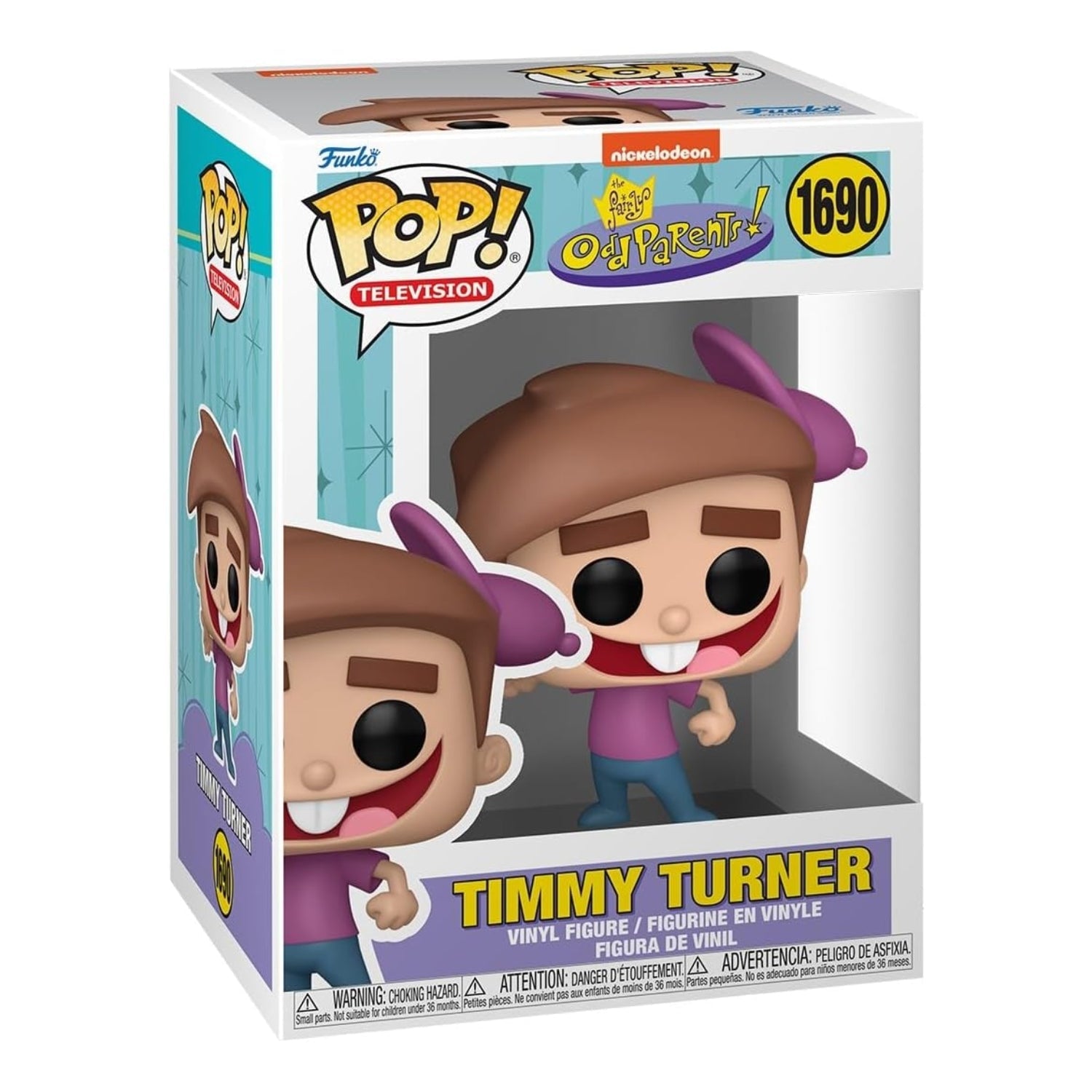 Funko Pop! Timmy Turner 1690 - Os Padrinhos Mágicos - Geek Plus