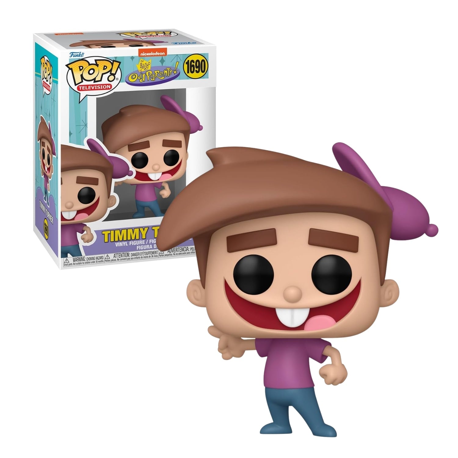 Funko Pop! Timmy Turner 1690 - Os Padrinhos Mágicos - Geek Plus
