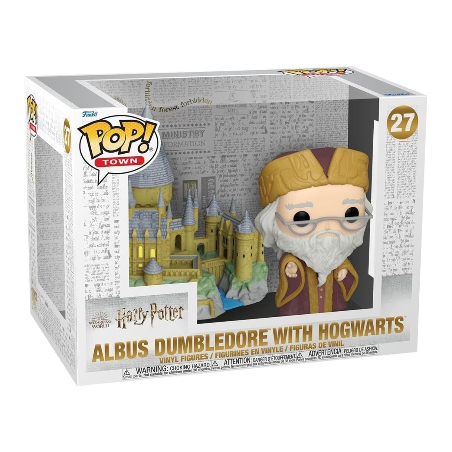 Funko Pop! Town Albus Dumbledore with Hogwarts 27 - Harry Potter - Geek Plus