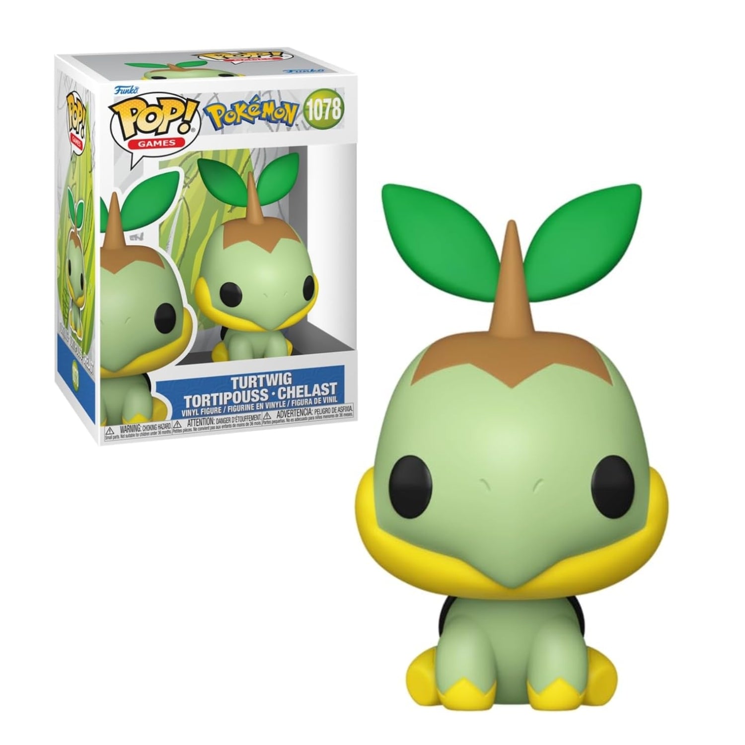Funko Pop! Turtwig 1078 - Pokémon - Geek Plus
