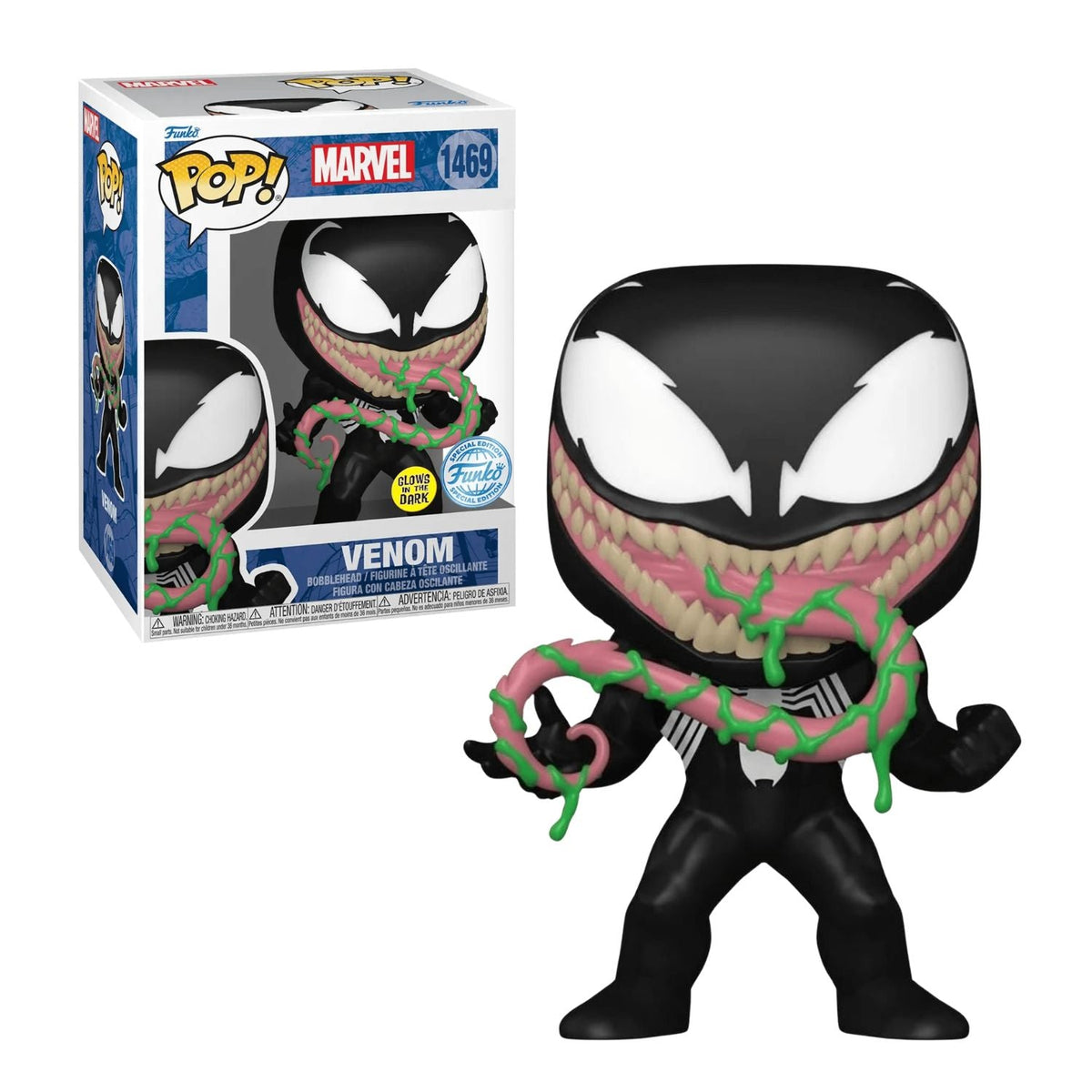 Funko Pop! Venom with Ooze 1469 Glows In The Dark - Special Edition - Marvel - Geek Plus