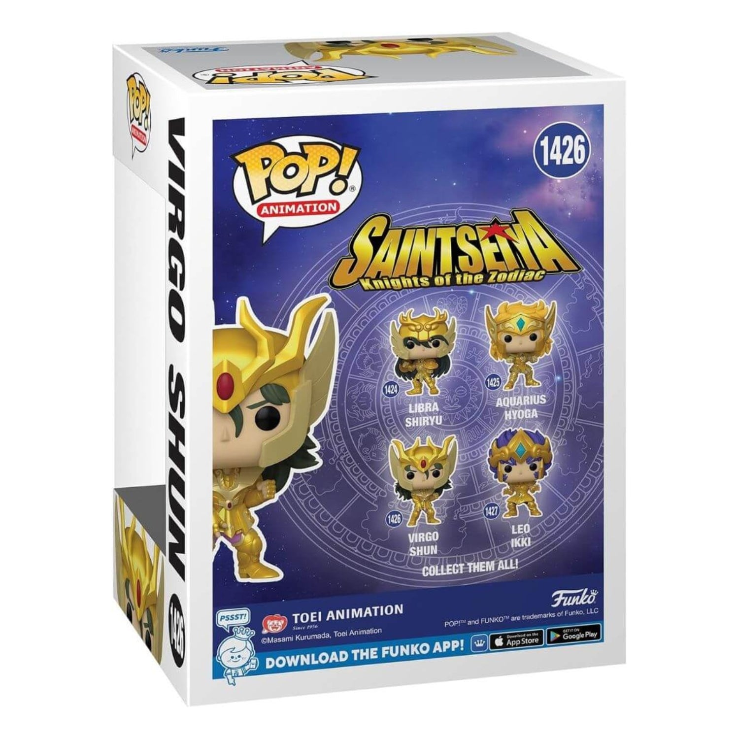 Funko Pop! Virgo Shun 1426 (Shun de Virgem) - Cavaleiros do Zodíaco - Geek Plus