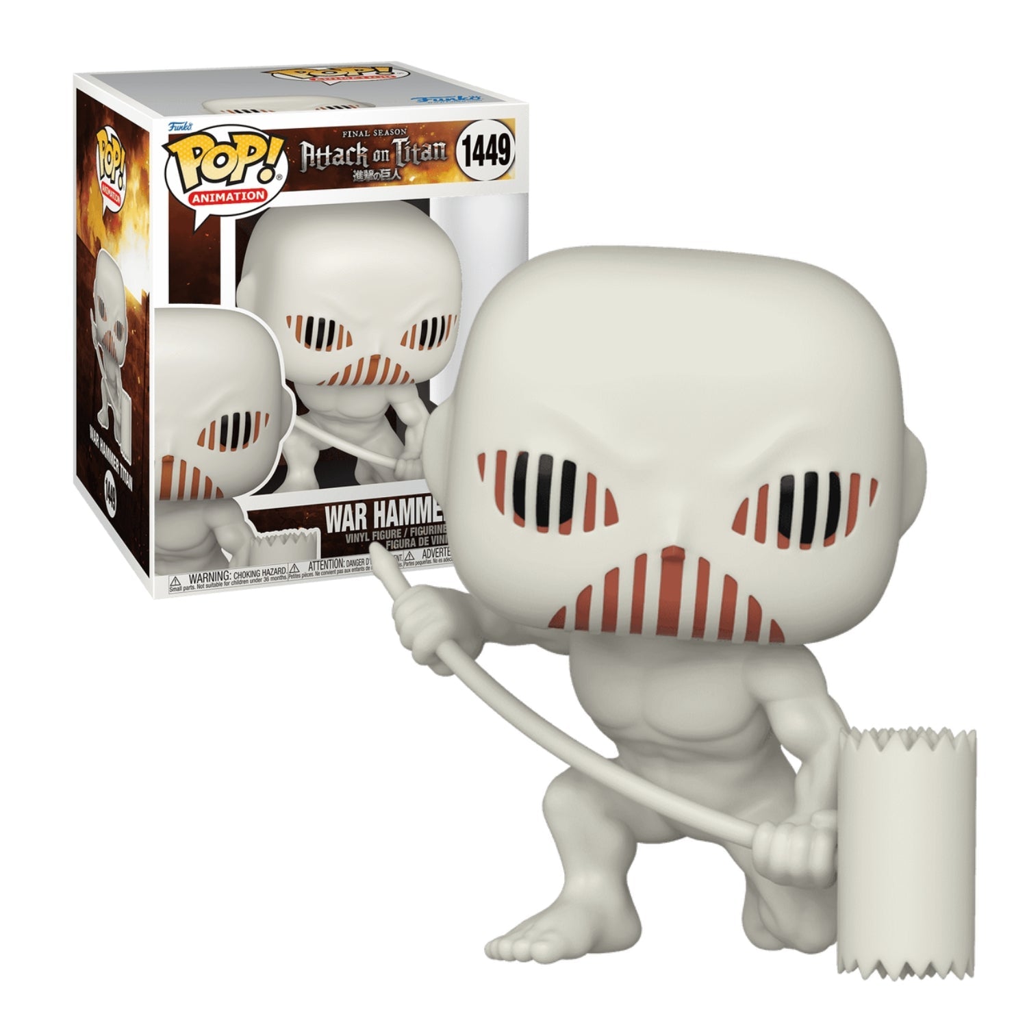 Funko Pop! War Hammer Titan 1449 Super Sized (Titã Martelo de Guerra) - Ataque dos Titãs - Geek Plus