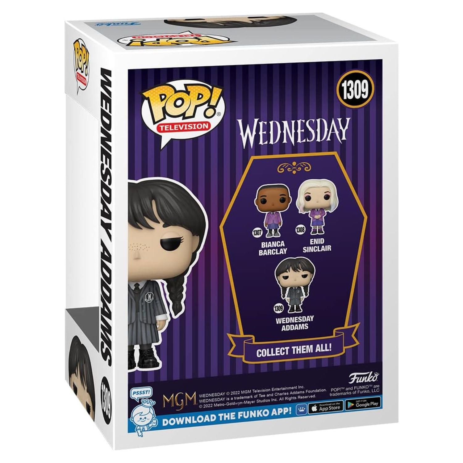 Funko Pop! Wednesday Addams (Wandinha) 1309 - Geek Plus