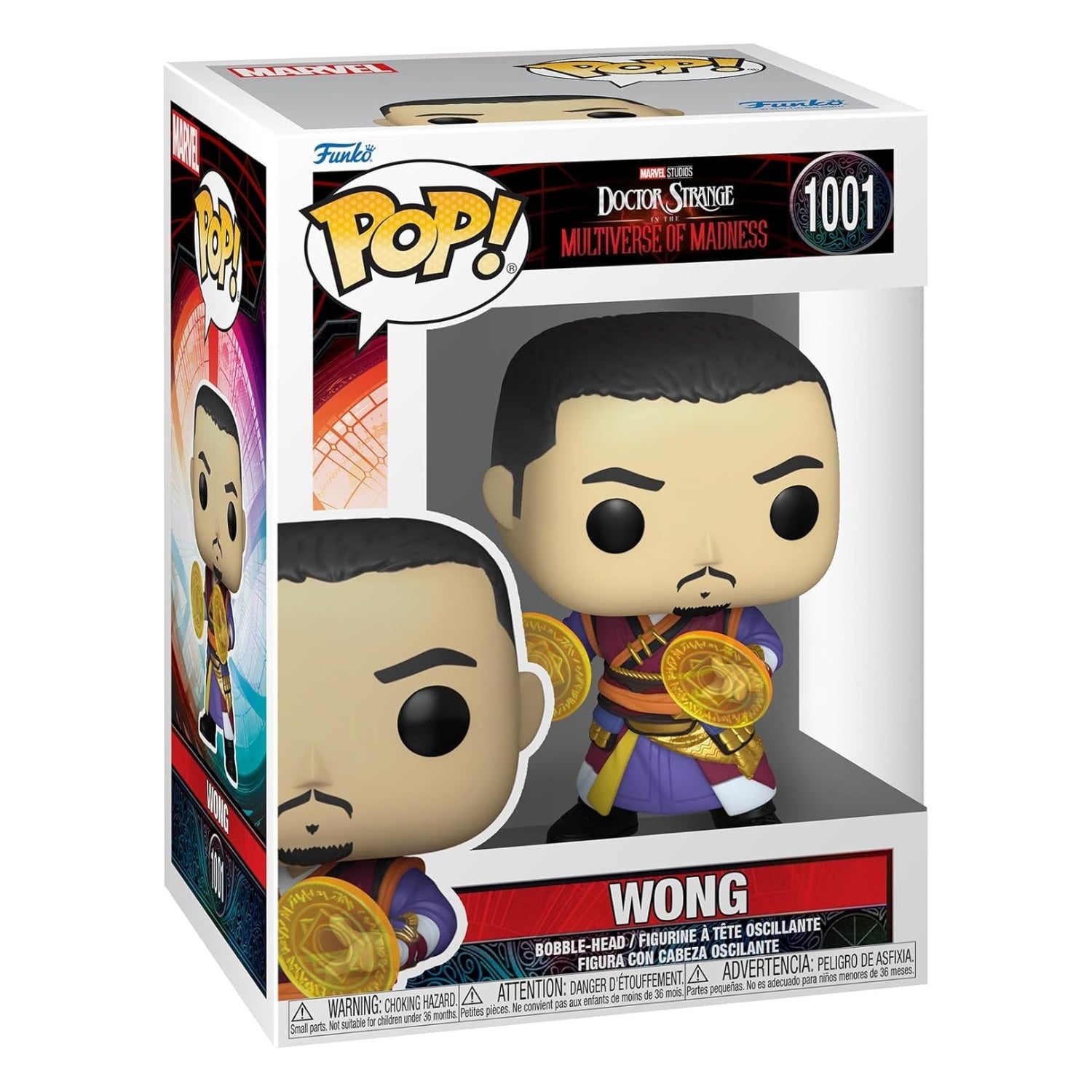 Funko Pop! Wong 1001 - Marvel Doutor Estranho no Multiverso da Loucura - Geek Plus