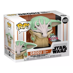 Funko Pop! Star Wars - The Mandalorian Grogu with Chowder Squid #469 Exclusive (Baby Yoda)