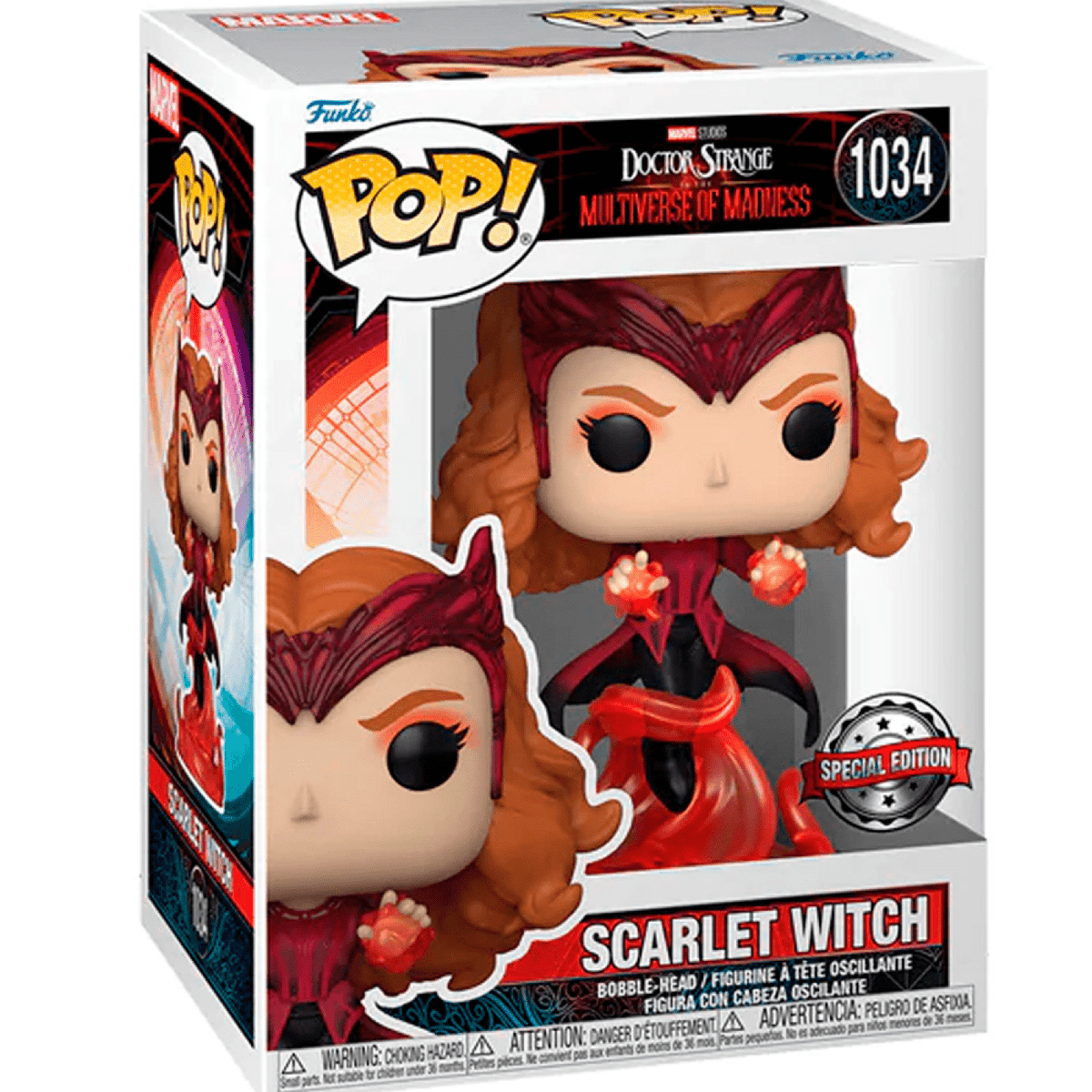 Funko Pop! Marvel Doctor Strange In The Multiverse Of Madness - Scarlet Witch #1034 Exclusive