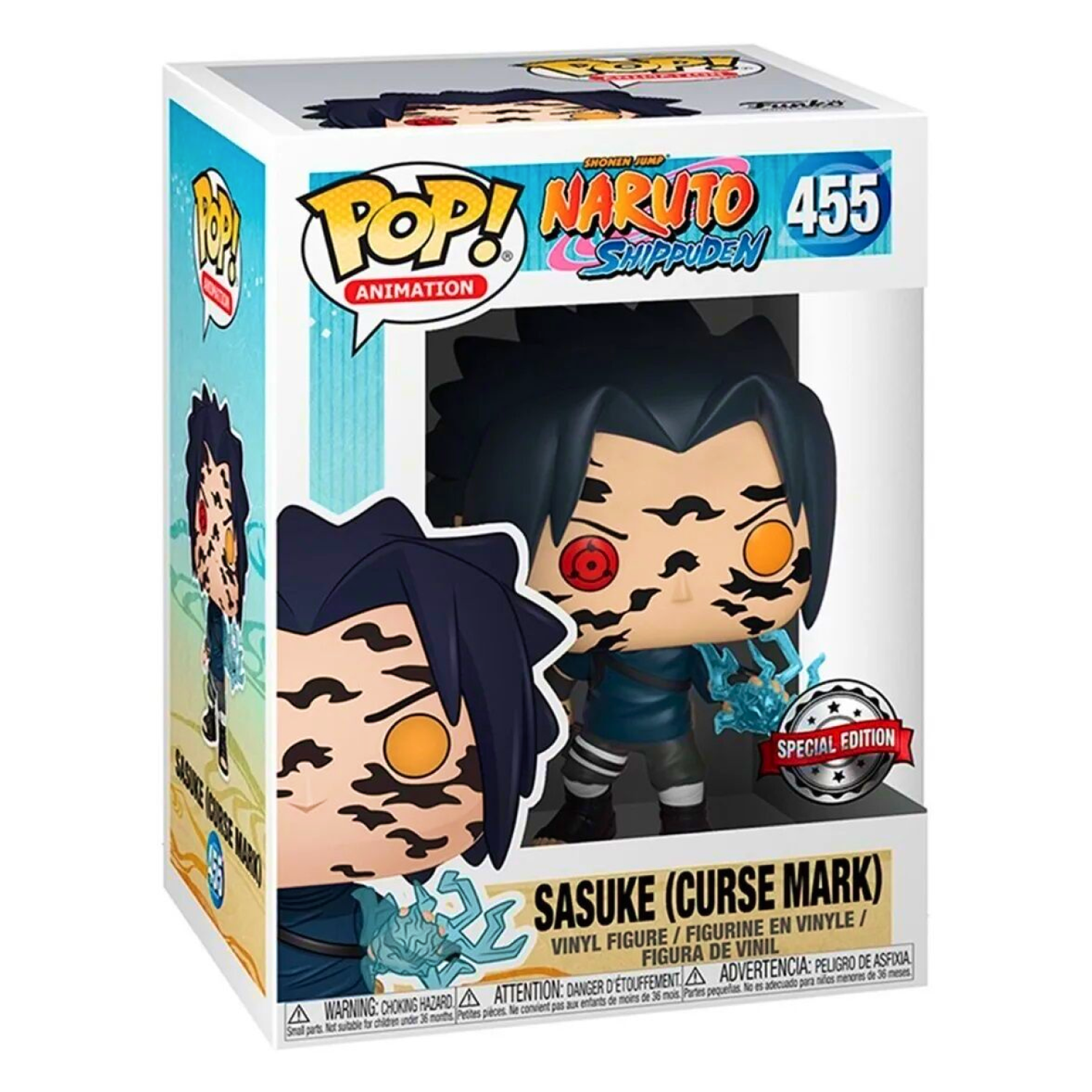 Funko Pop! Naruto Shippuden - Sasuke Curse Mark #455 Exclusive (Marca da Maldição)