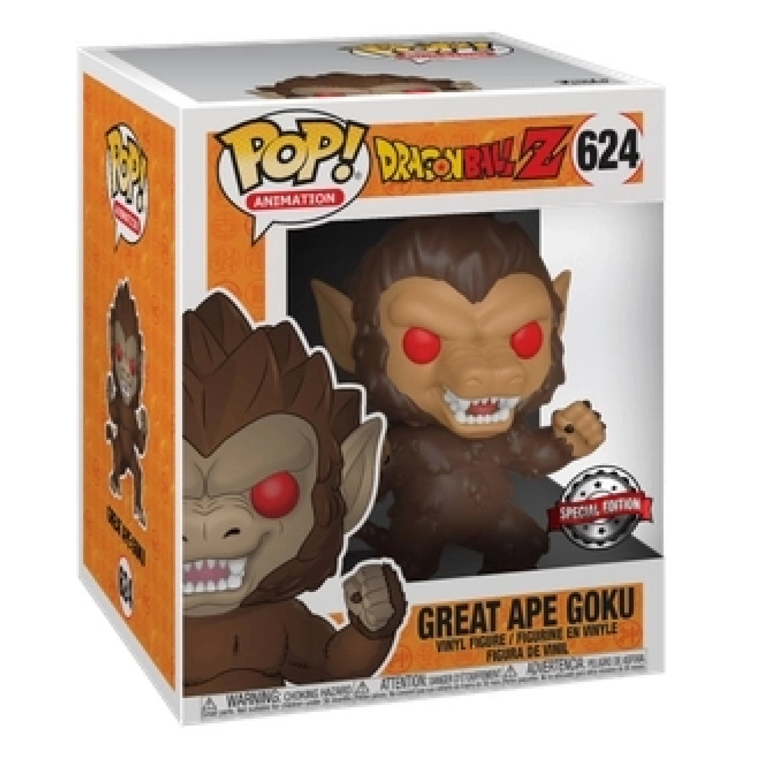 Funko Pop! Dragon Ball Z - Great Ape Goku #624 Exclusive (6" Super Sized)