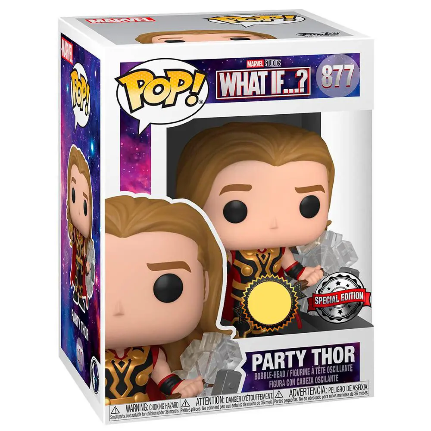 Funko Pop! Marvel What If...? - Party Thor #877 Exclusive