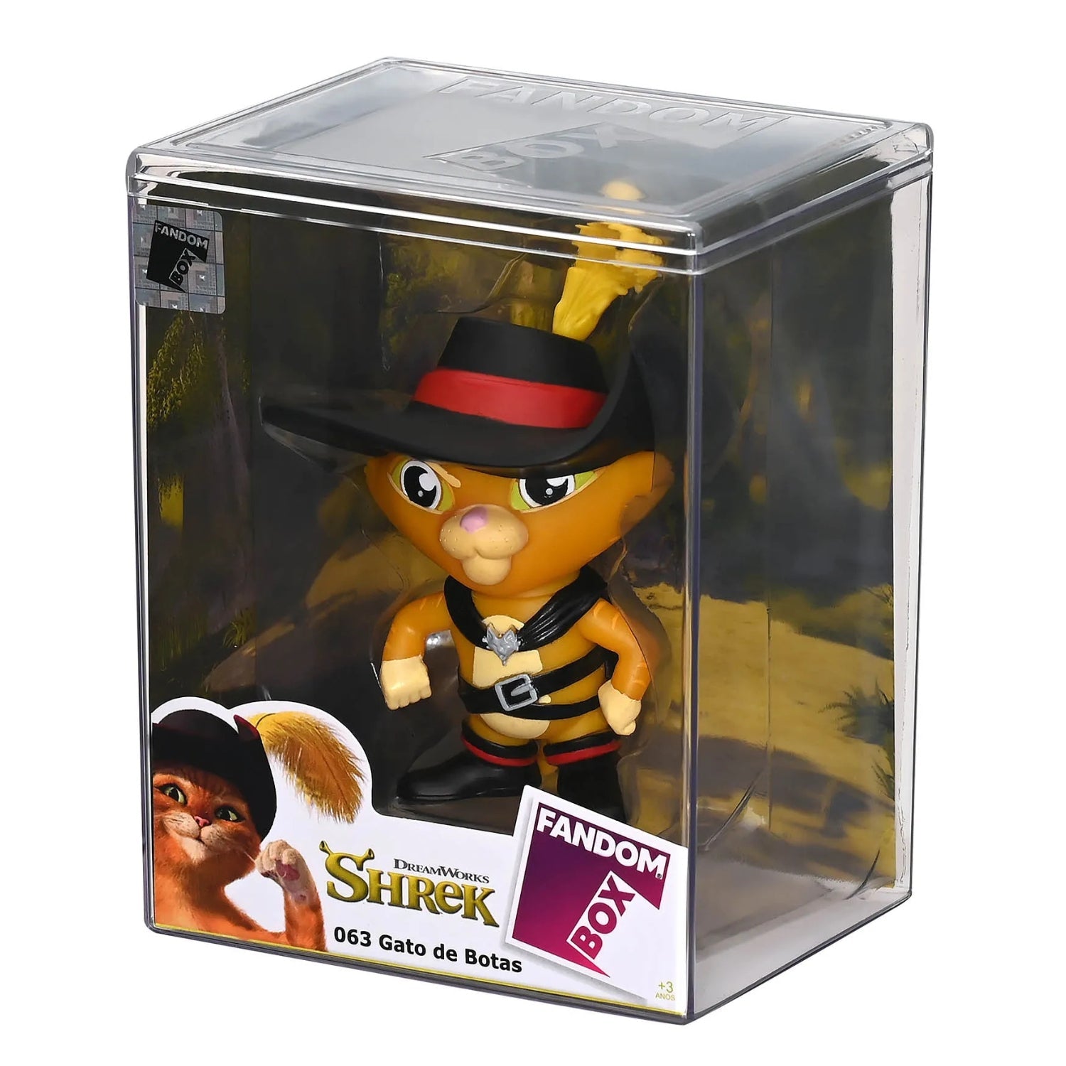 Fandom Box Gato de Botas - DreamWorks Shrek - Geek Plus