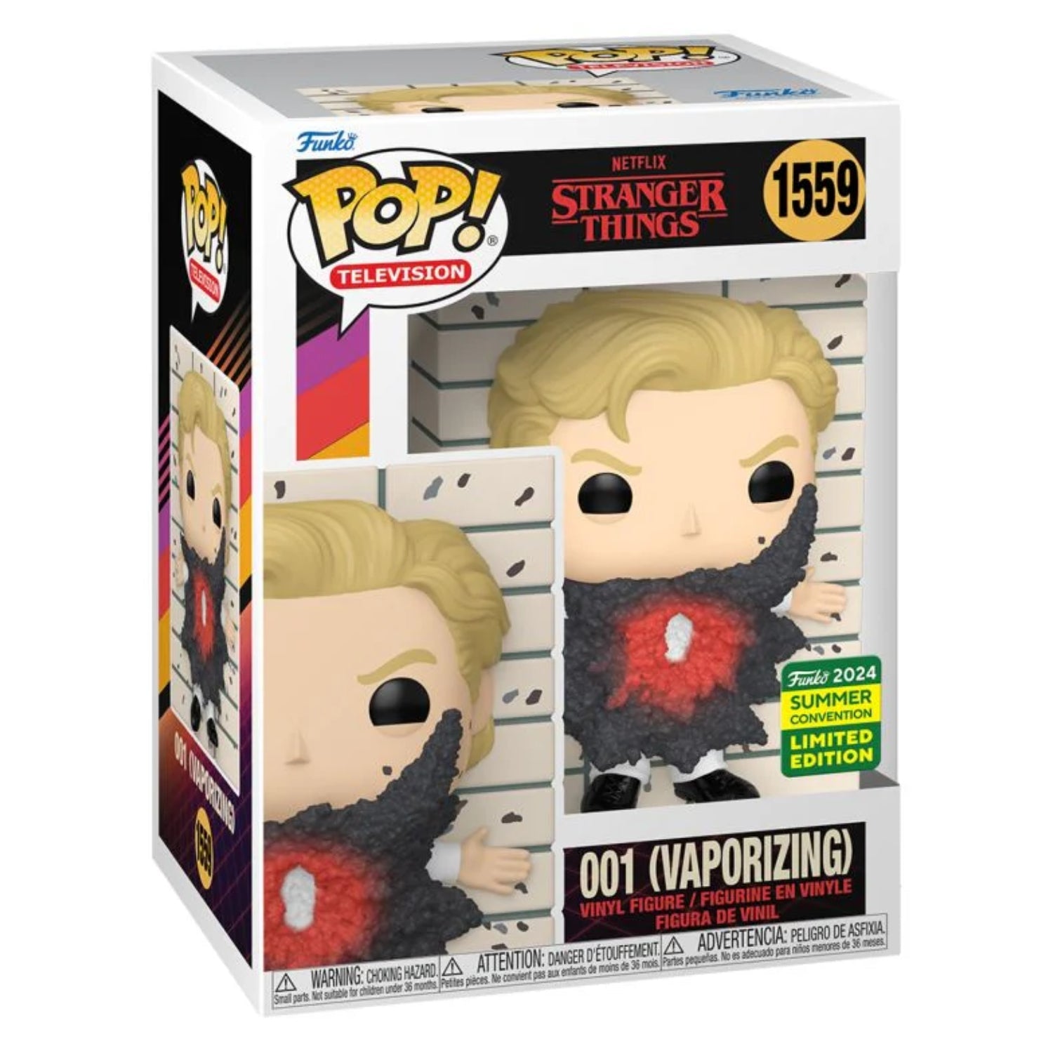 Funko Pop! 001 (VAPORIZING) 1559 Exclusive (Vaporizando) - Netflix Stranger Things - Geek Plus