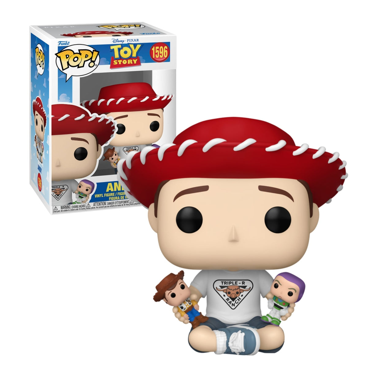 Funko Pop! Andy (Playtime) 1596 (Andy Brincando) - Disney Toy Story - Geek Plus