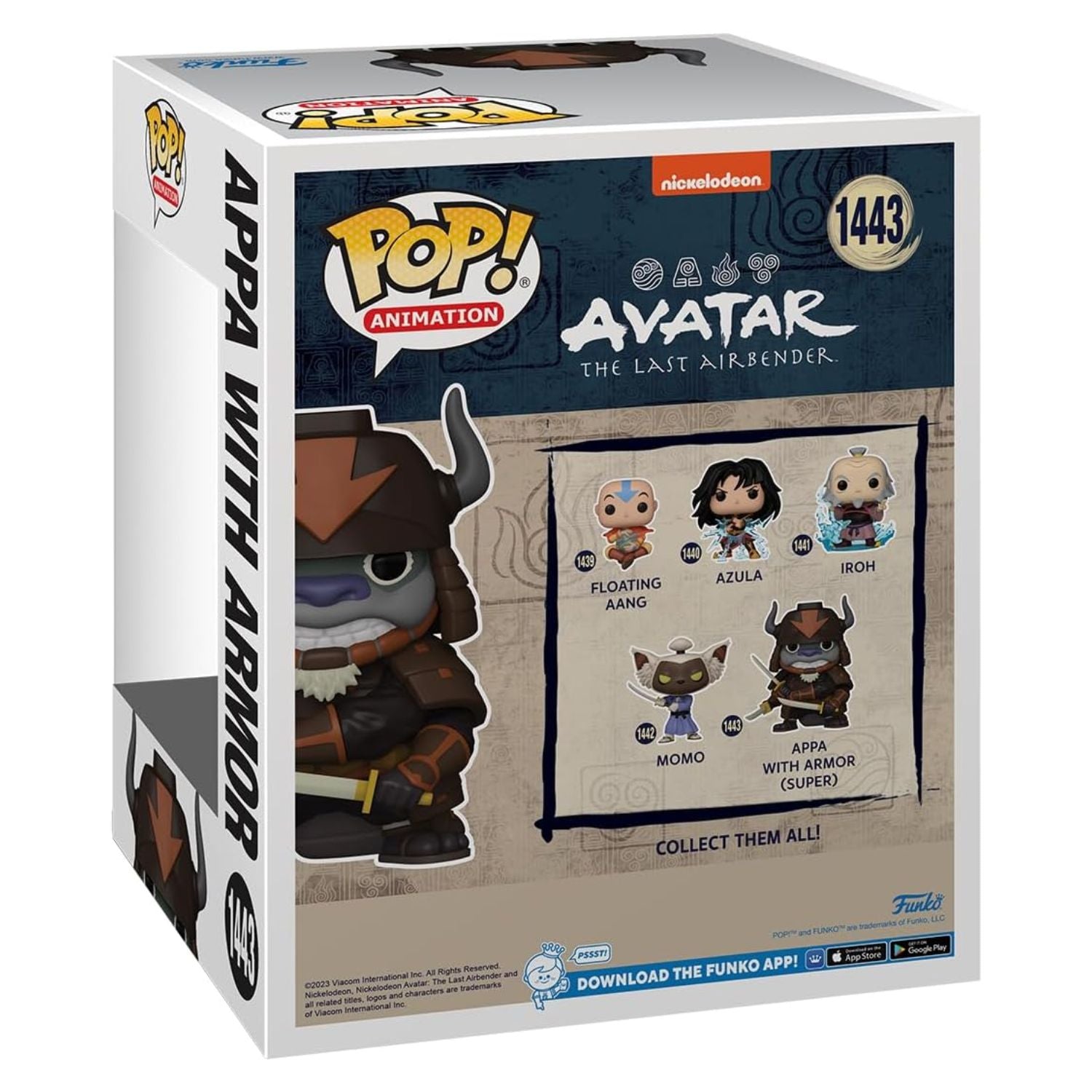 Funko Pop! Appa With Armor Super Sized 1443 - Avatar The Last Airbender - Geek Plus
