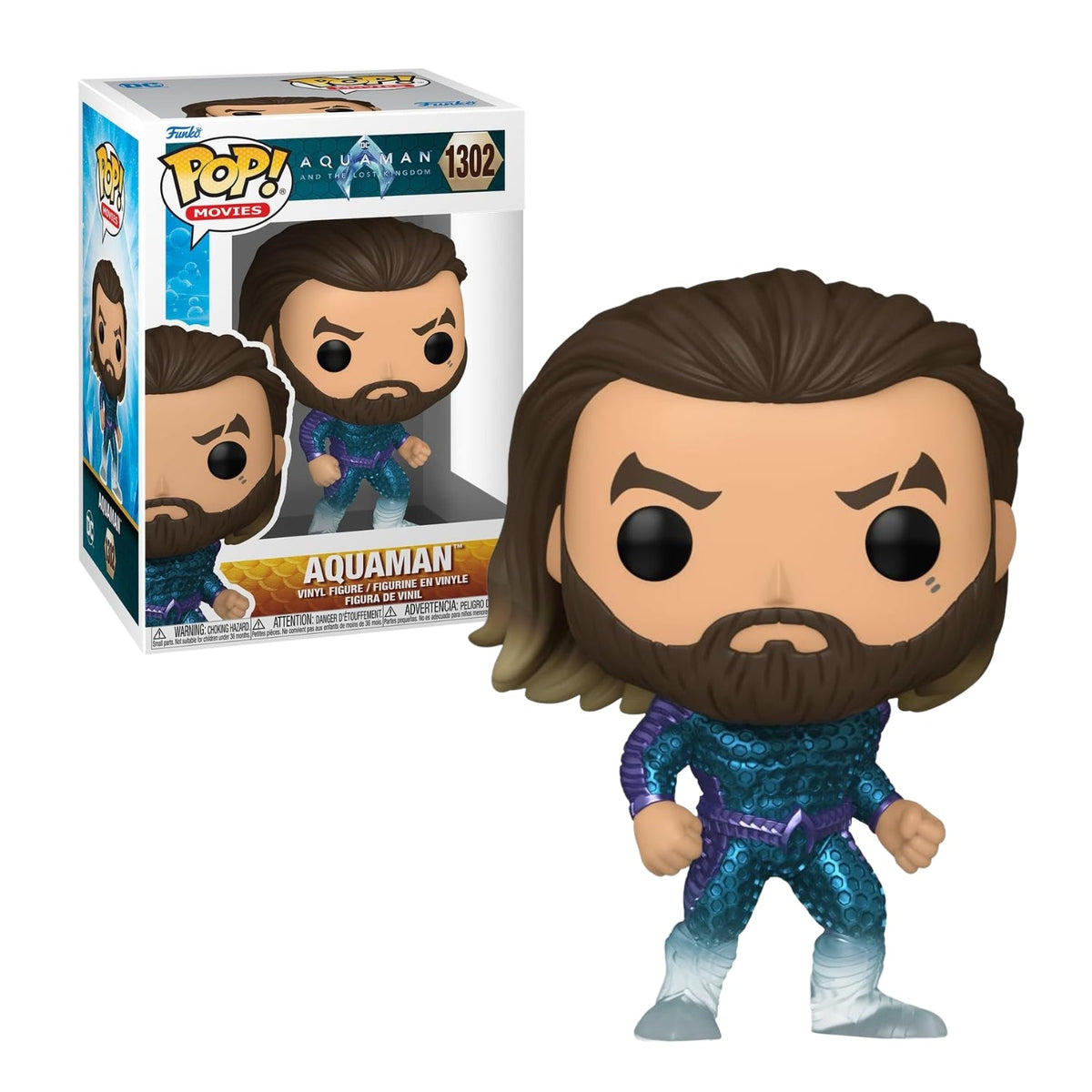 Funko Pop! Aquaman (O Reino Perdido) 1302 - DC - Geek Plus