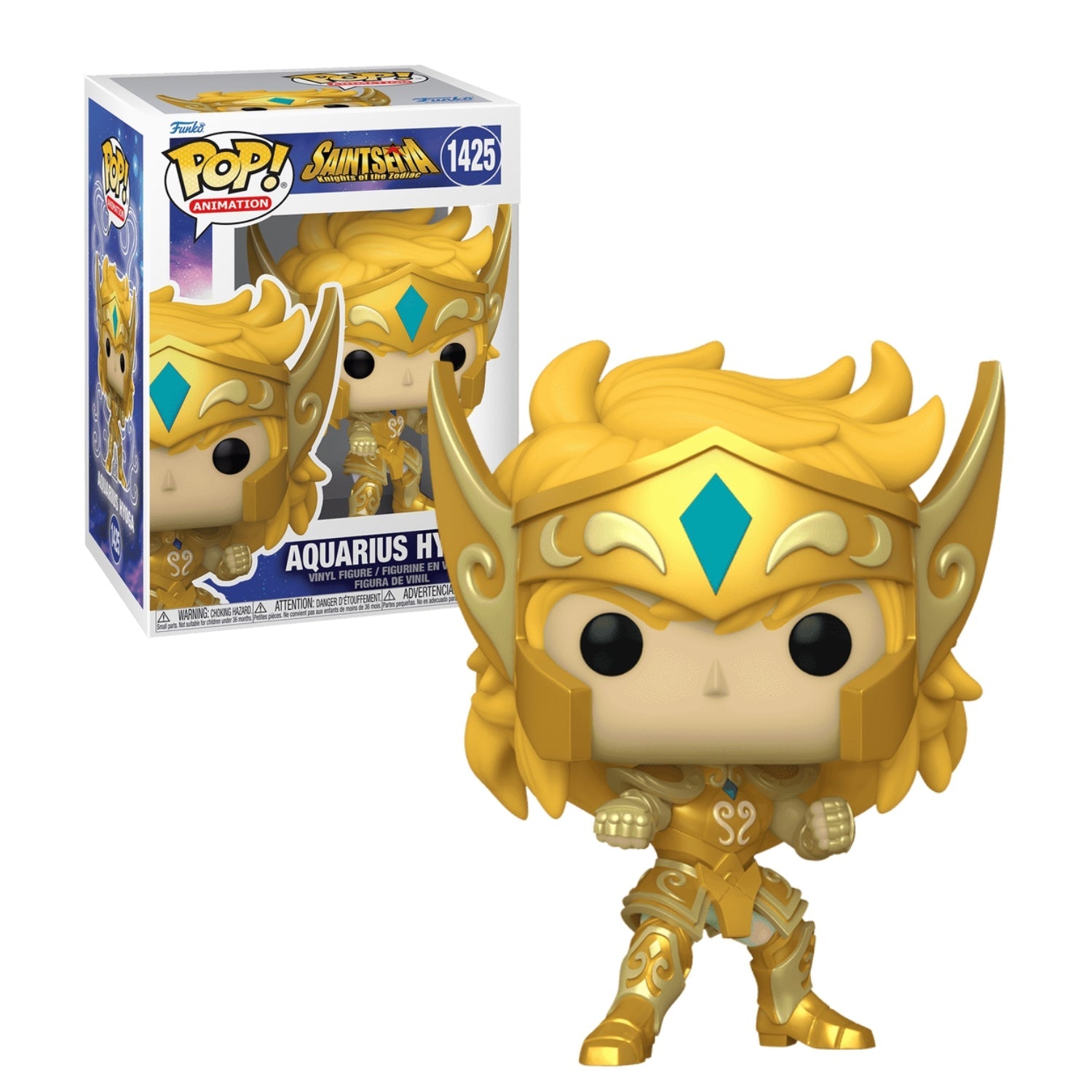 Funko Pop! Aquarius Hyoga 1425 (Hyoga de Aquário) - Cavaleiros do Zodíaco - Geek Plus