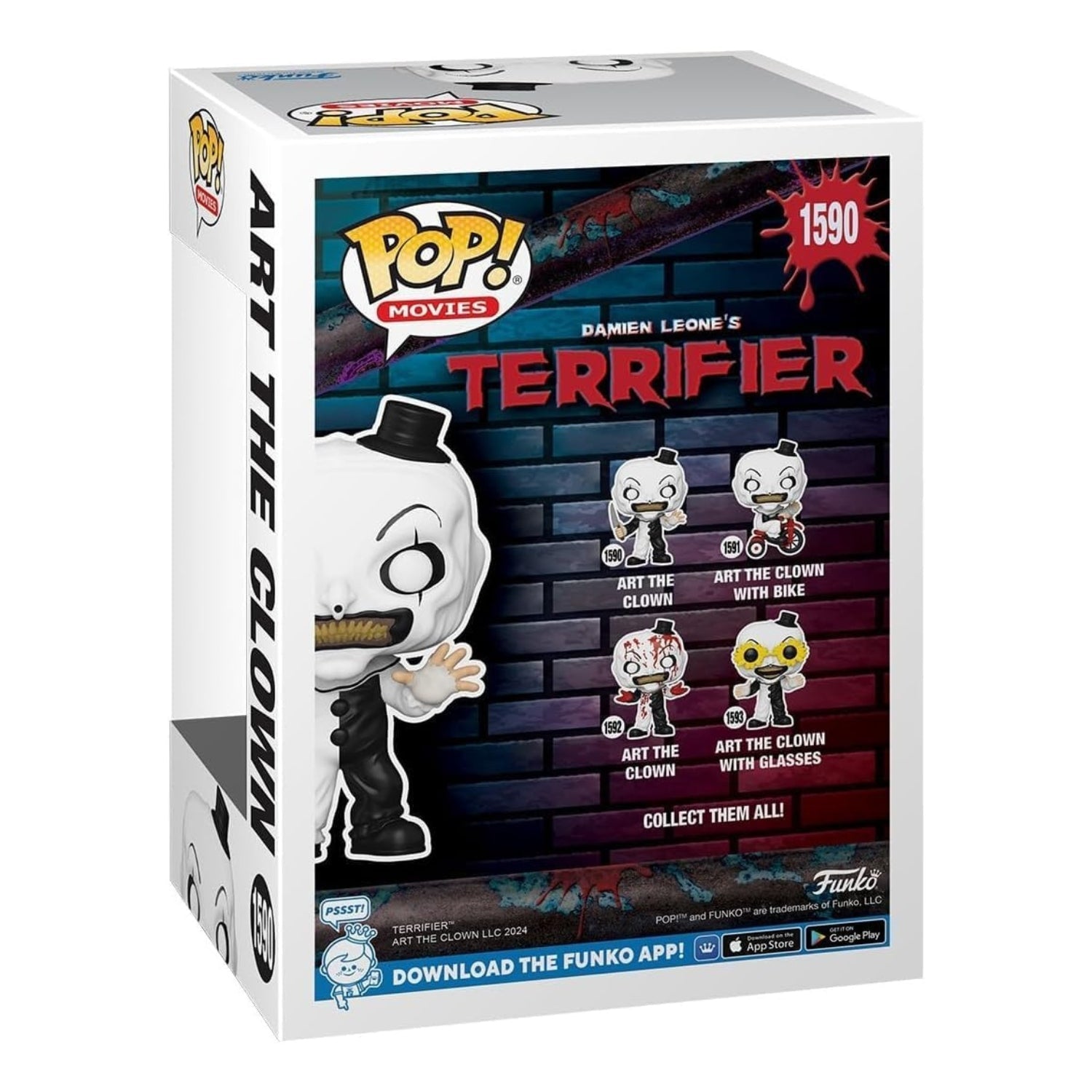 Funko Pop! Art The Clown 1590 - Terrifier - Geek Plus