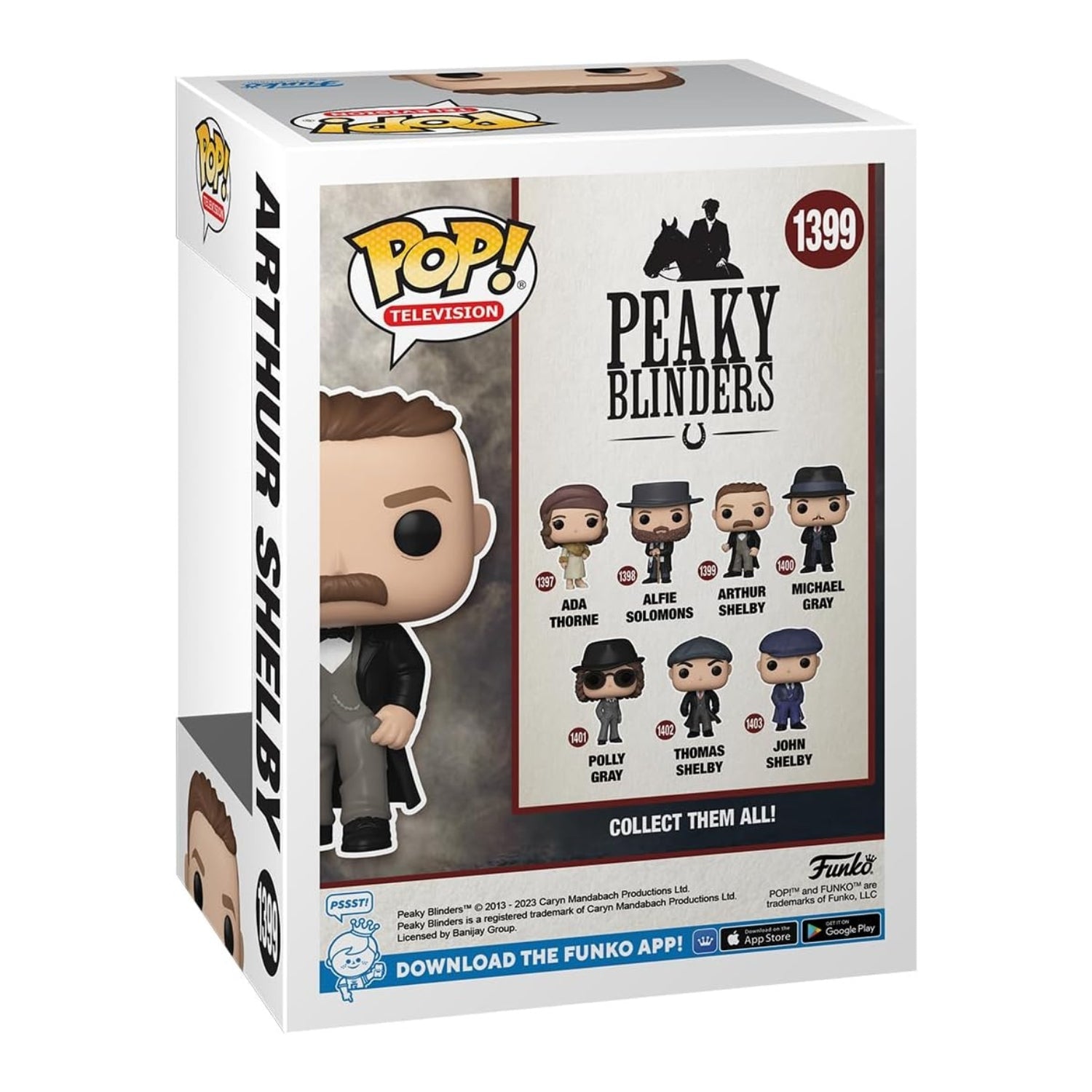 Funko Pop! Arthur Shelby 1399 - Peaky Blinders - Geek Plus