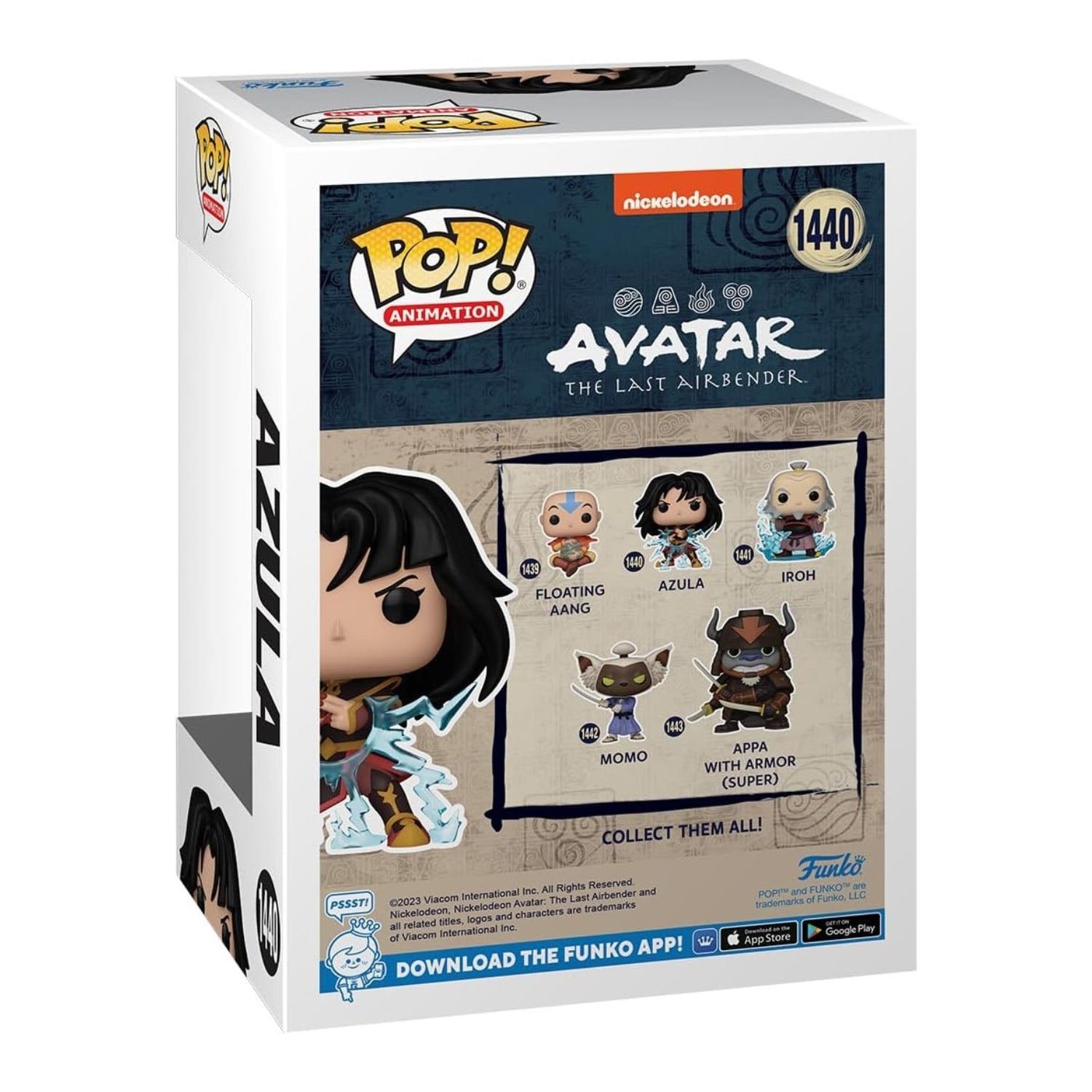 Funko Pop! Azula with Lightning 1440 (Azula com Relâmpago) - Nickelodeon Avatar O Último Mestre do Ar - Geek Plus