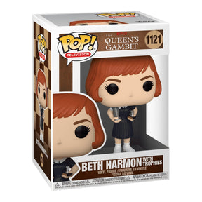 Funko Pop! Beth Harmon with Trophies 1121 (com Troféus) - Netflix O Gambito da Rainha - Geek Plus