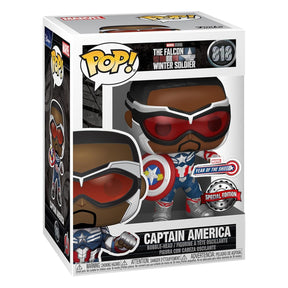 Funko Pop! Captain America (Capitão América) 818 (Special Edition) - Marvel - Geek Plus