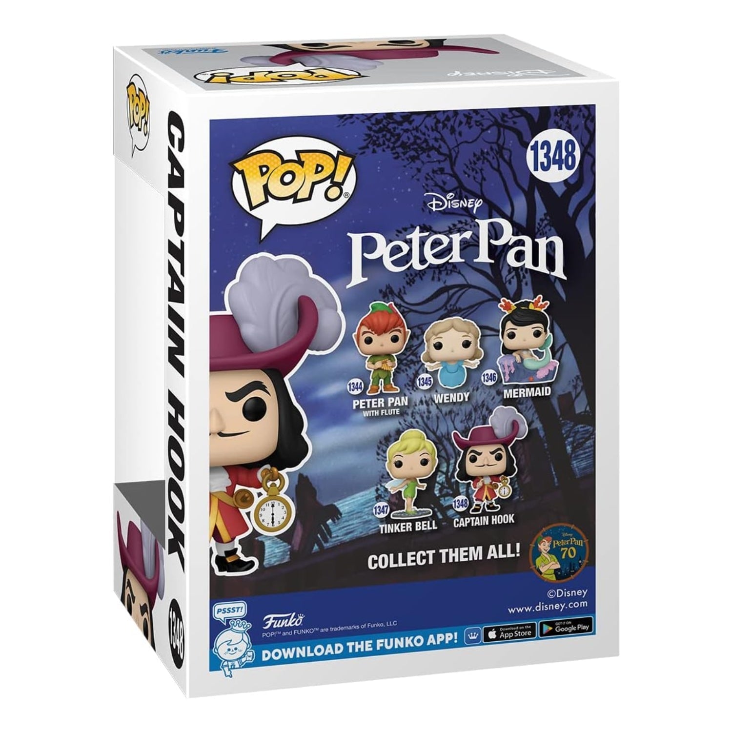 Funko Pop! Captain Hook (Capitão Gancho) 1348 - Disney Peter Pan - Geek Plus
