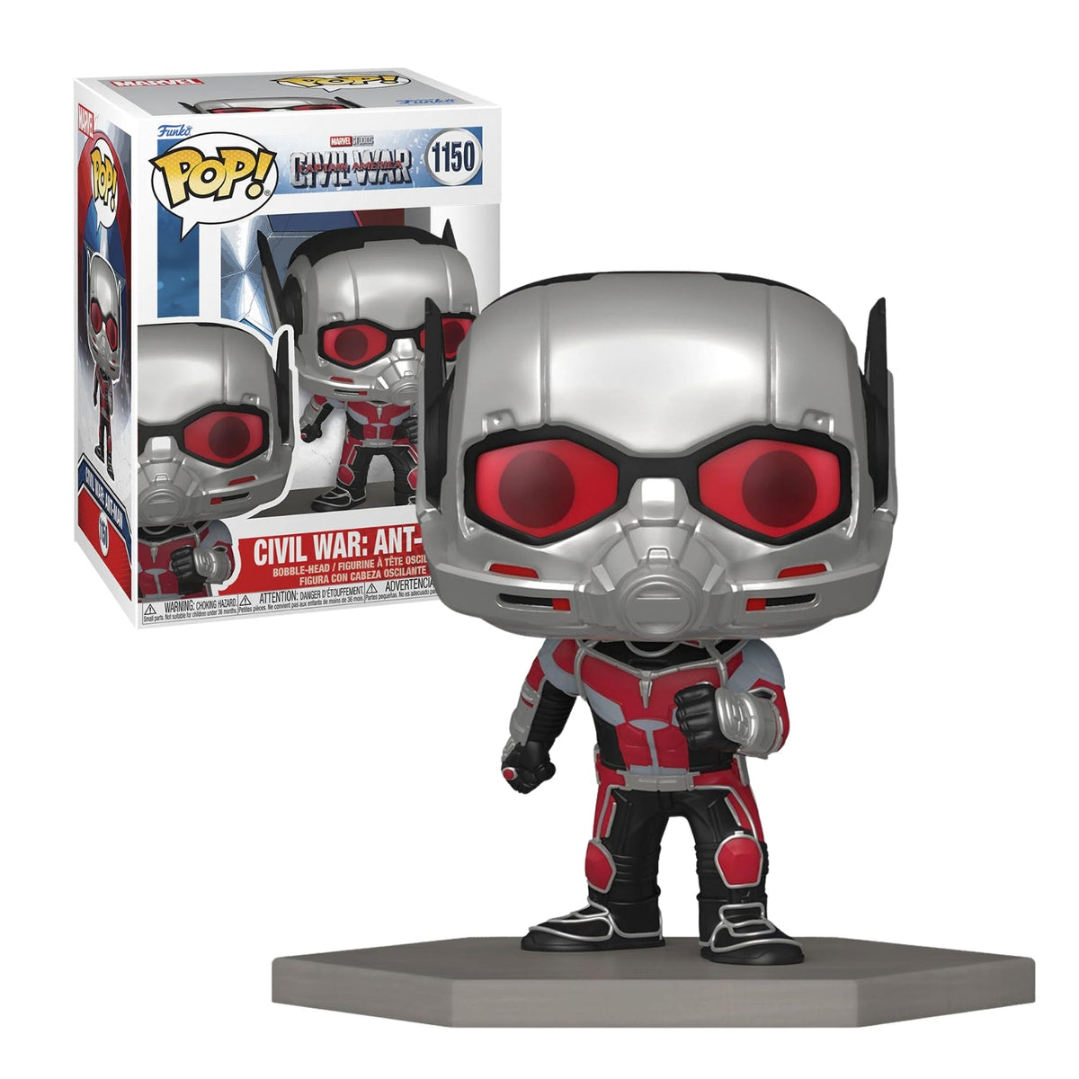Funko Pop! Civil War: Ant - Man (Homem - Formiga) 1150 (Special Edition) - Marvel - Geek Plus