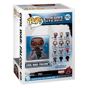 Funko Pop! Civil War: Falcon (Guerra Civil: Falcão) 1152 (Special Edition) - Marvel - Geek Plus