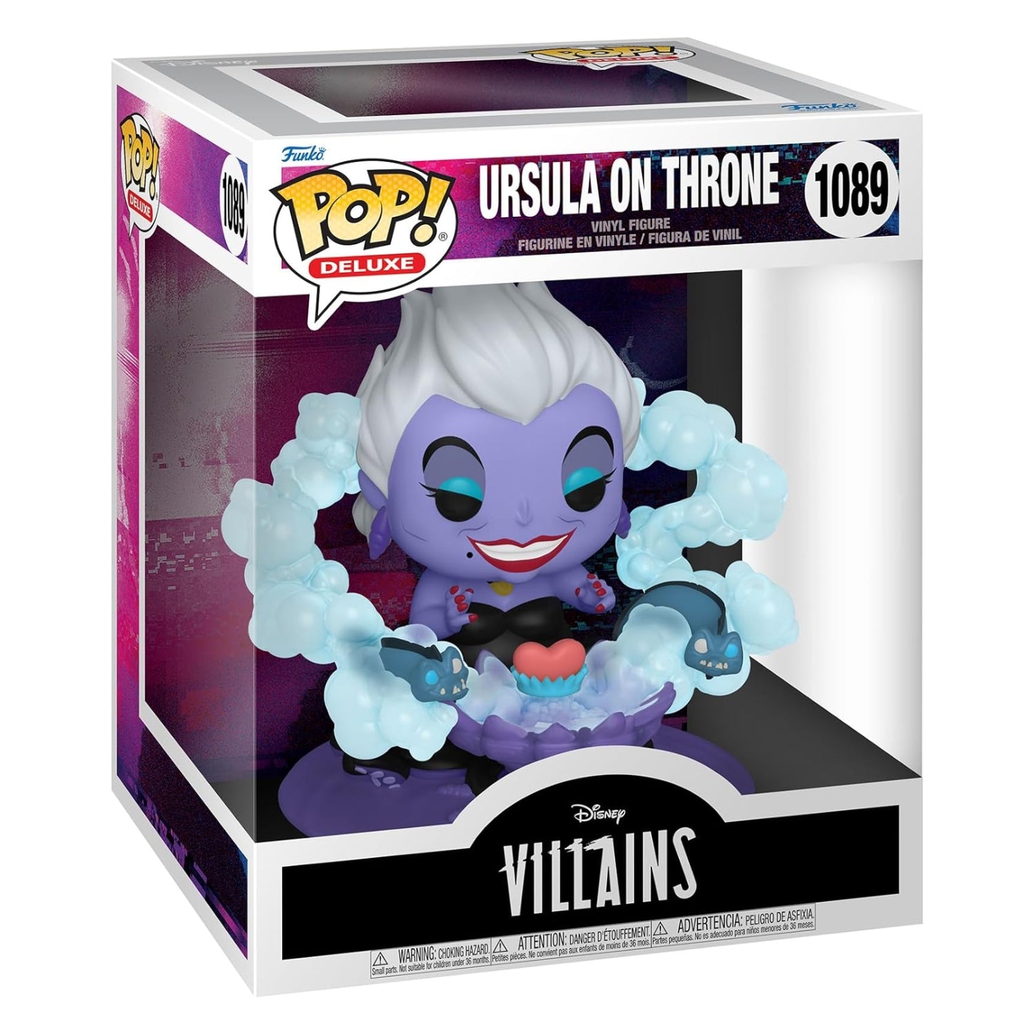 Funko Pop! Deluxe Ursula On Throne 1089 - Disney Vilões - Geek Plus