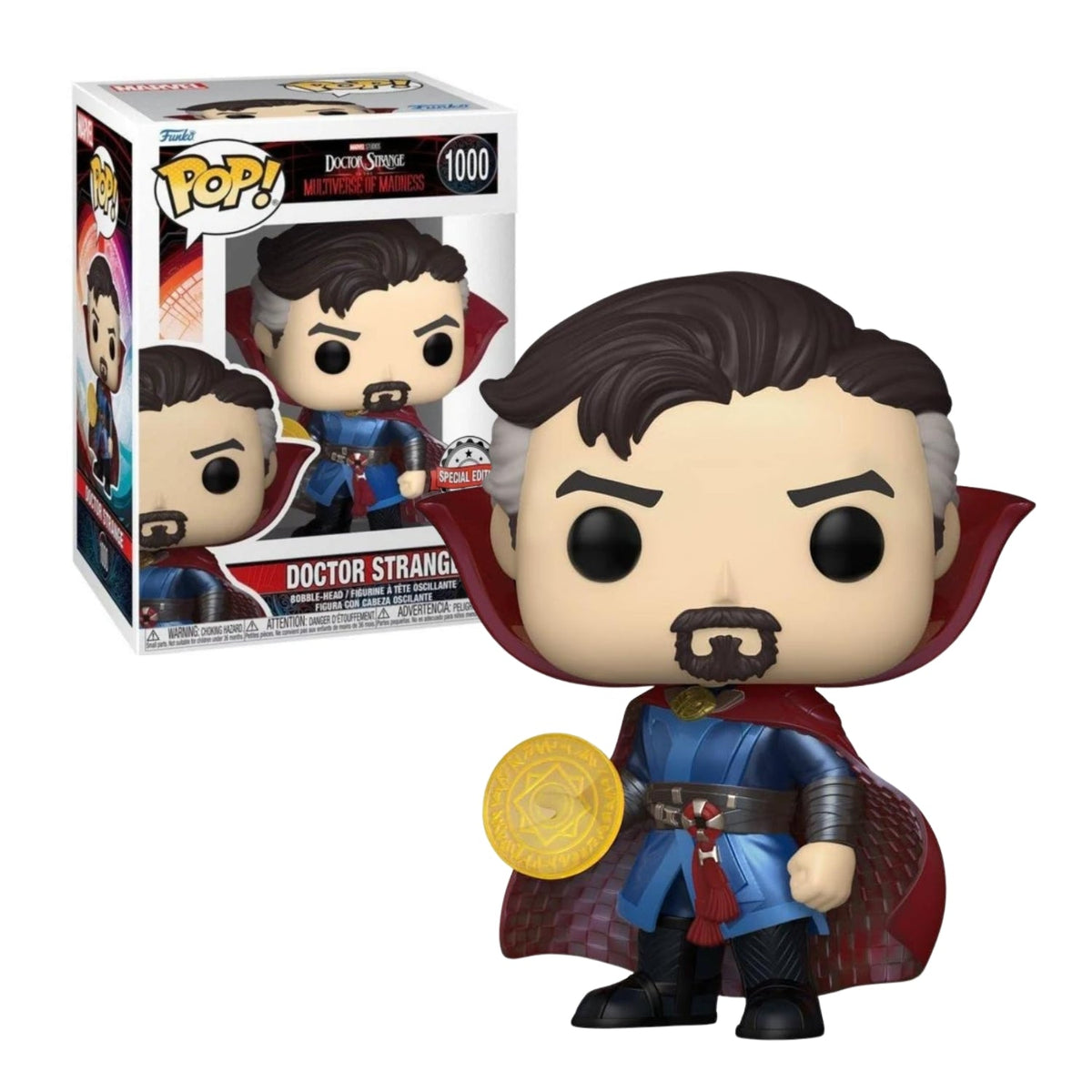 Funko Pop! Doctor Strange (Doutor Estranho) 1000 (Metallic/Special Edition) - Marvel - Geek Plus