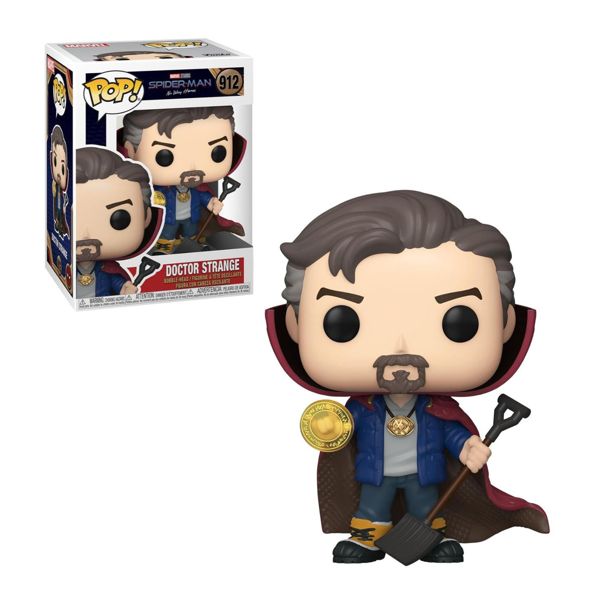Funko Pop! Doctor Strange (Doutor Estranho) 912 - Marvel Homem - Aranha Sem Volta Para Casa - Geek Plus