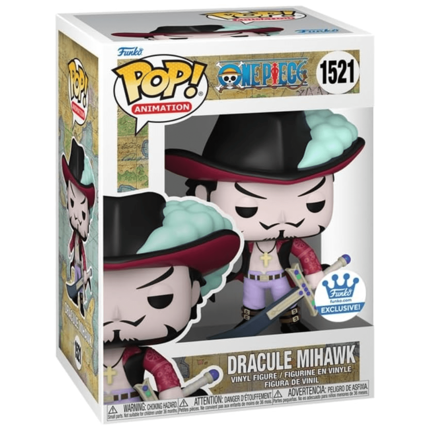 Funko Pop! Dracule Mihawk 1521 - One Piece - Geek Plus