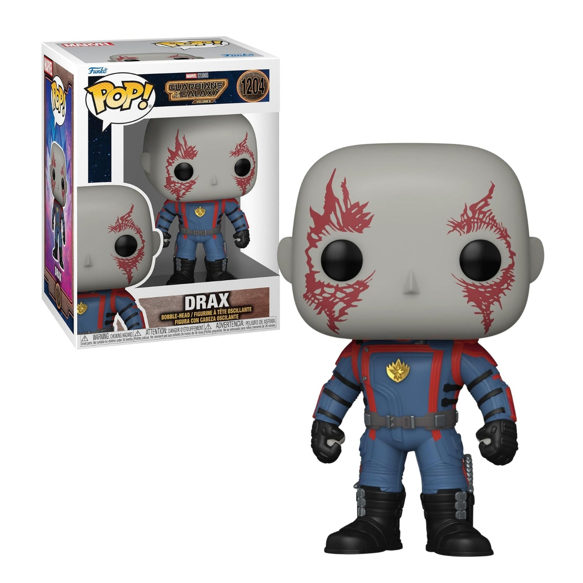 Funko Pop! Drax 1204 - Marvel Guardiões da Galáxia - Geek Plus