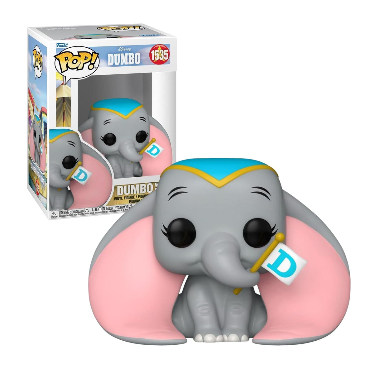 Funko Pop! Dumbo With Flag 1535 - Disney - Geek Plus