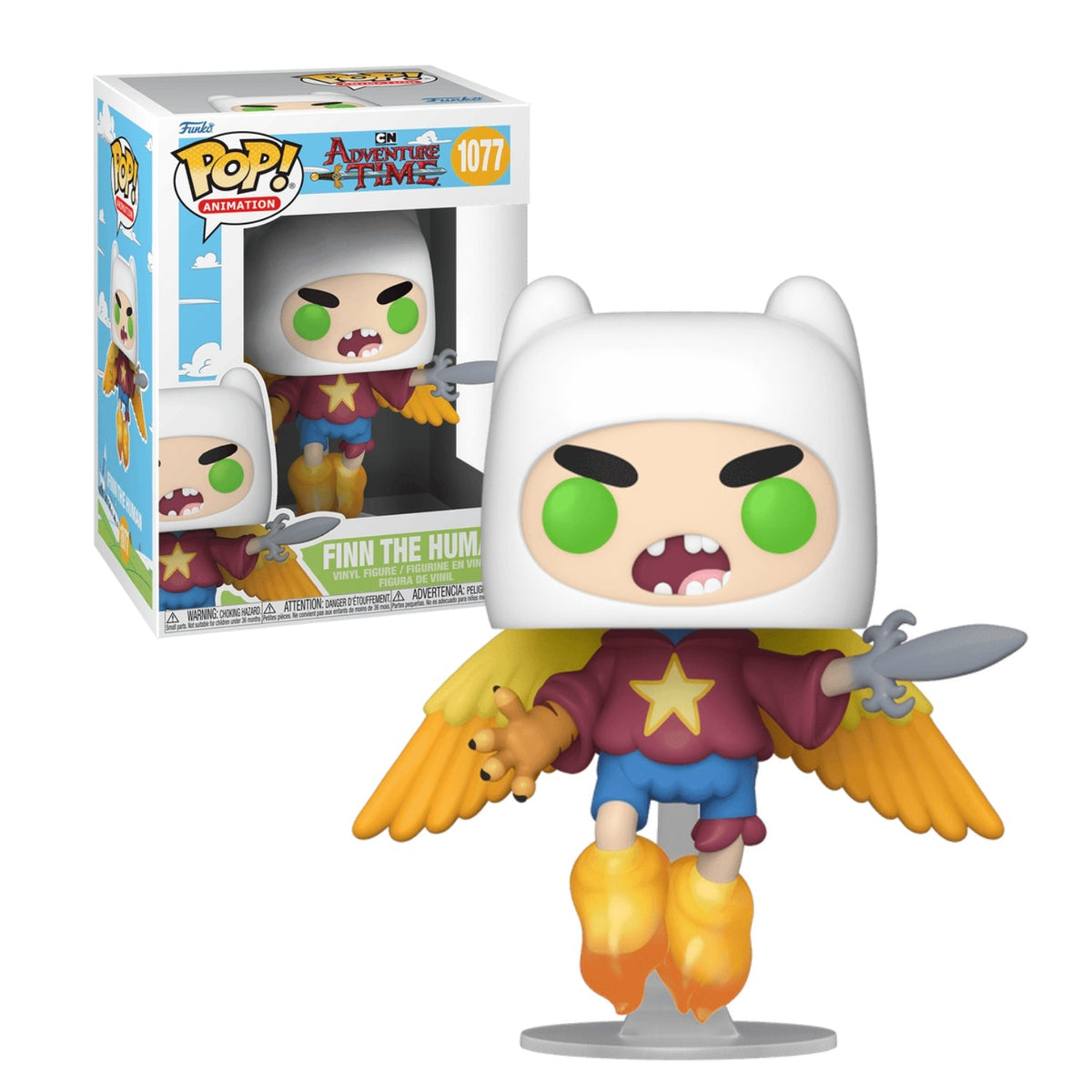 Funko Pop! Finn the Human 1077 - Hora de Aventura - Geek Plus