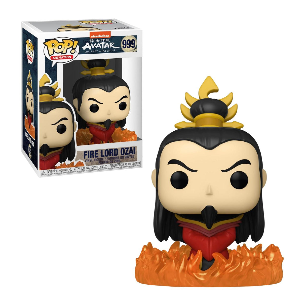 Funko Pop! Fire Lord Ozai 999 (Senhor do Fogo) - Avatar: The Last Airbender - Geek Plus