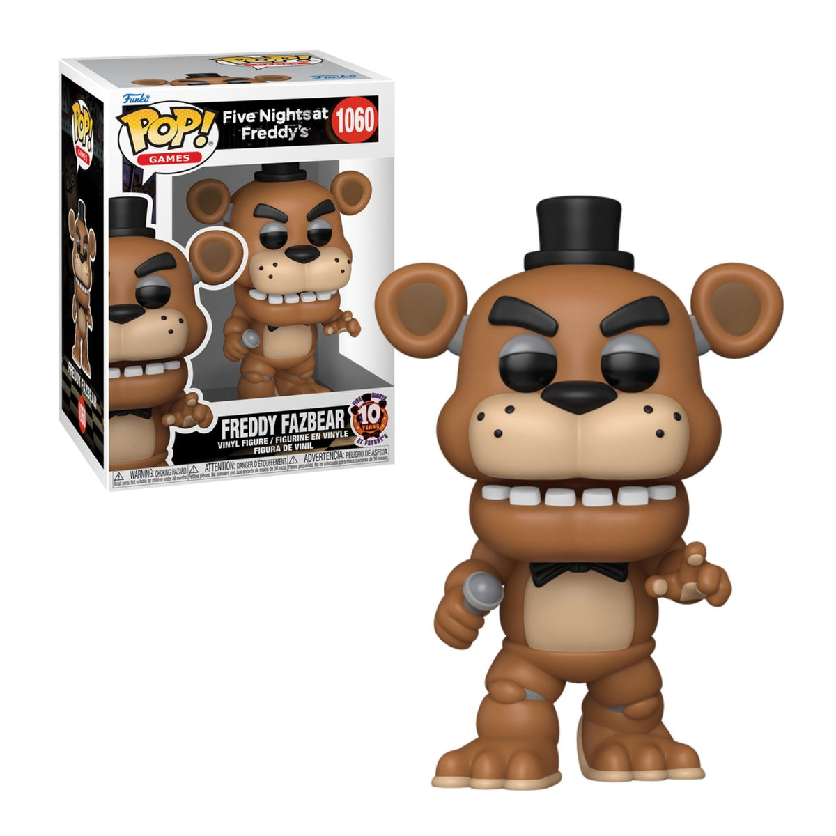 Funko Pop! Freddy Fazbear 1060 - Five Nights at Freddy's - Geek Plus